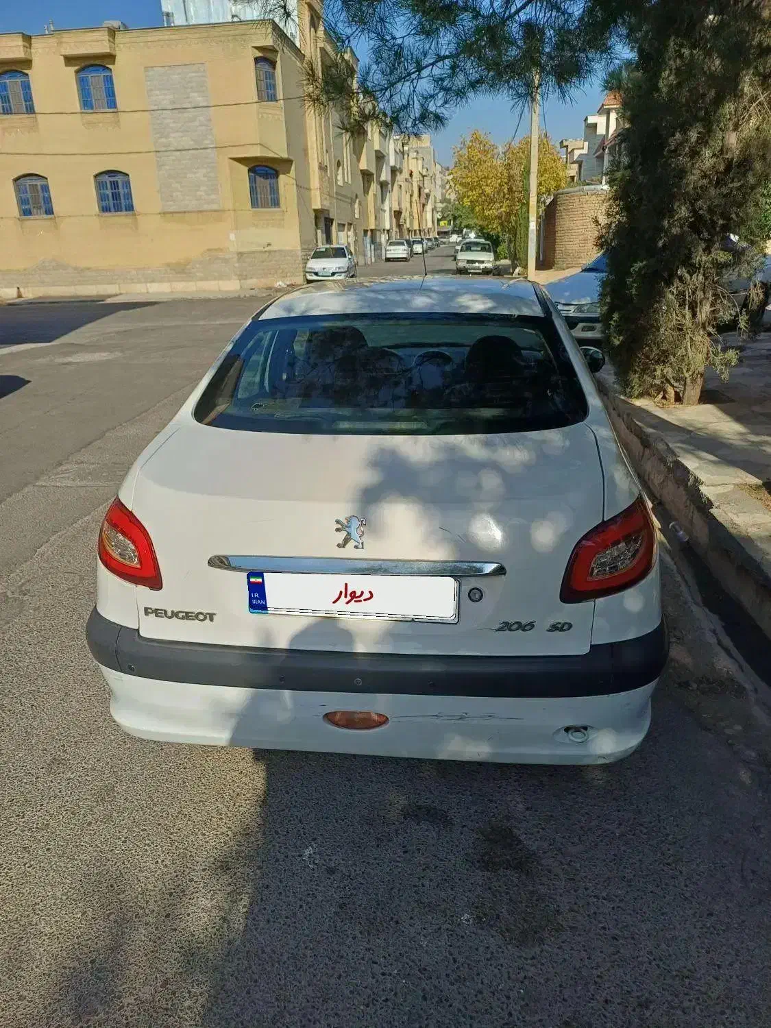 پژو 206 sd دوگانه tu5|خودرو سواری و وانت|شیراز, شهرک فرهنگیان|دیوار