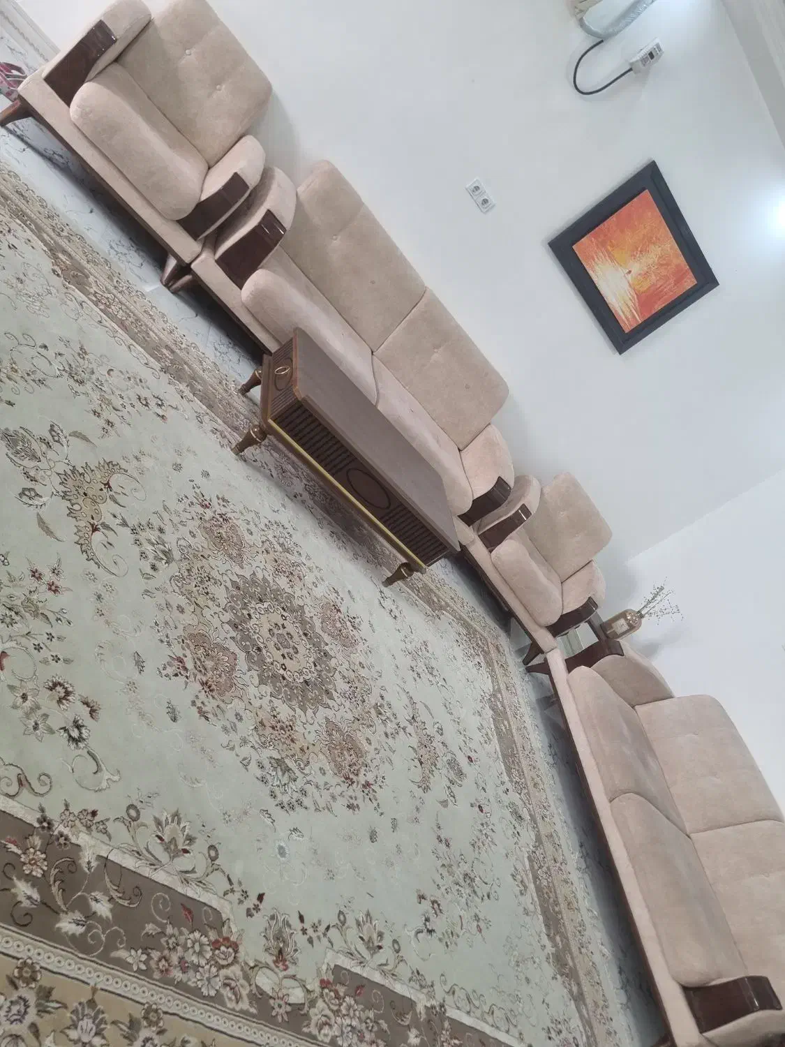 مبلمان تمیز در حد نو|مبلمان خانگی و میز عسلی|آبادان, |دیوار