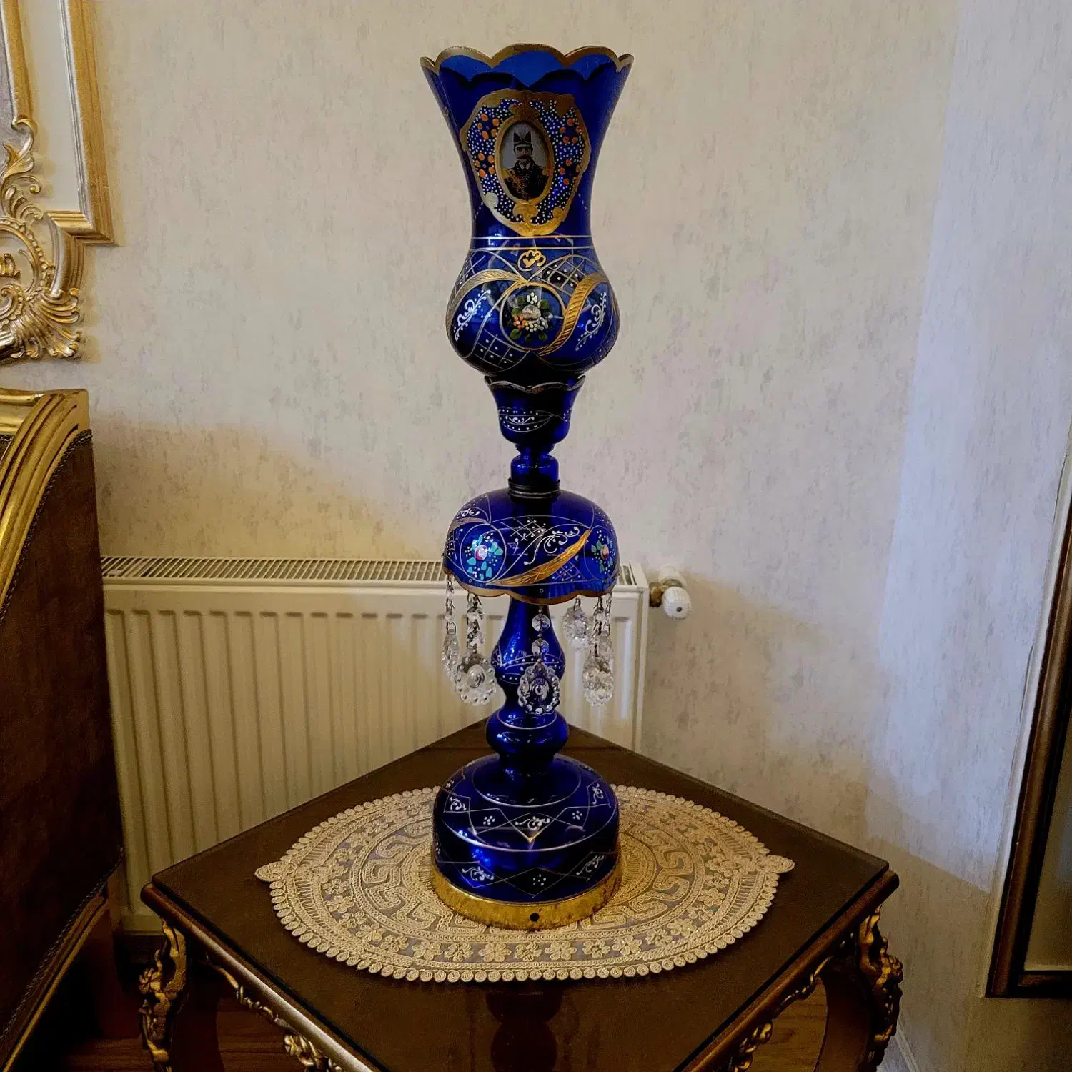 یک جفت شمعدان شاه عباسی|کلکسیون اشیاء عتیقه|باقرشهر, |دیوار