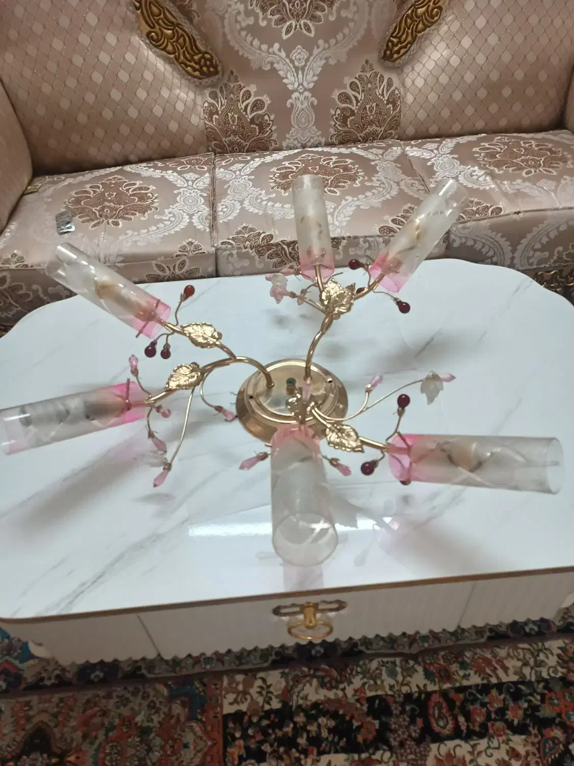 لوستر آویز ۶شاخه|لوستر و چراغ آویز|بوشهر, |دیوار