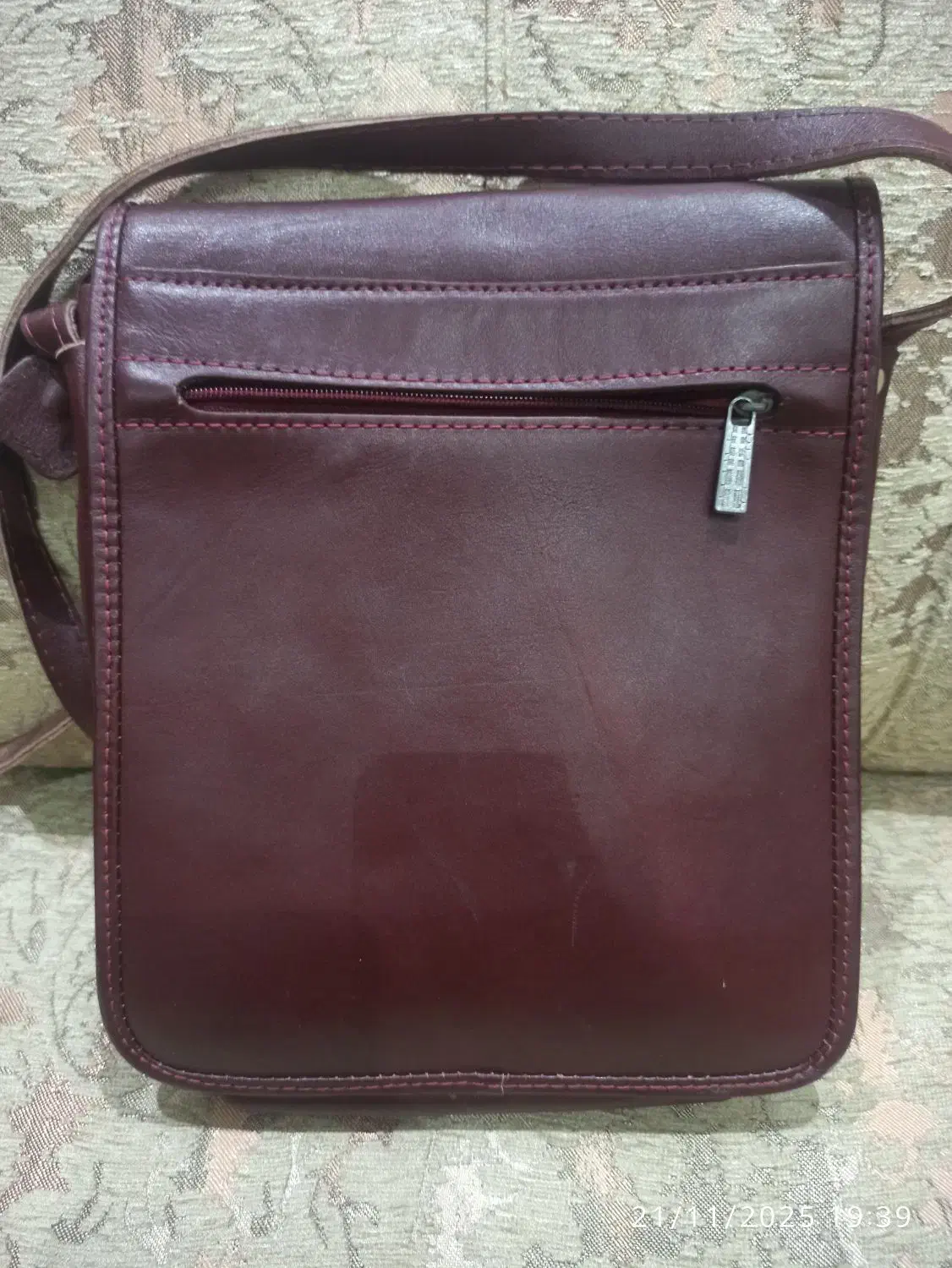 کیف دوشی زنانه تمام چرم گاوی در حد نو|کیف، کفش، کمربند|تهران, سازمان آب|دیوار