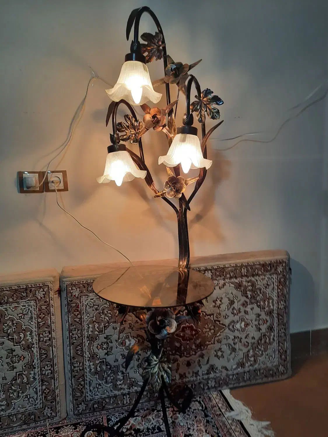 آباژور و میزتلفن|چراغ خواب و آباژور|زنجان, |دیوار