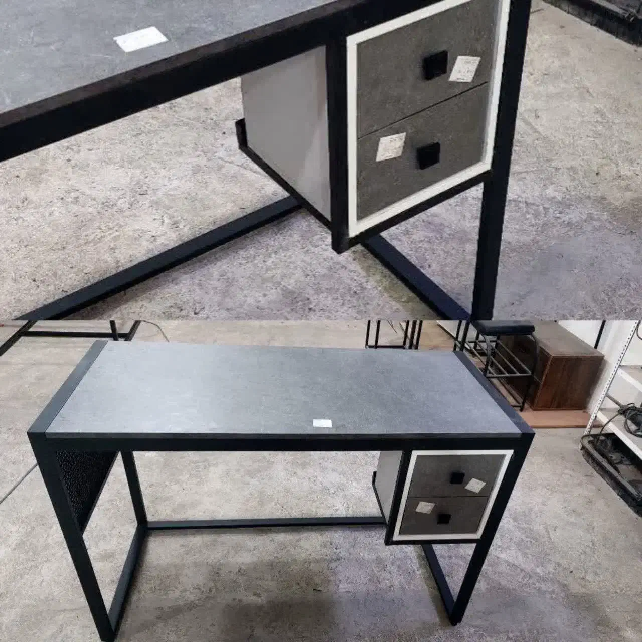 میز تحریر و کتابخانه ترکیب چوب و فلز|میز تحریر و کامپیوتر|فریمان, |دیوار