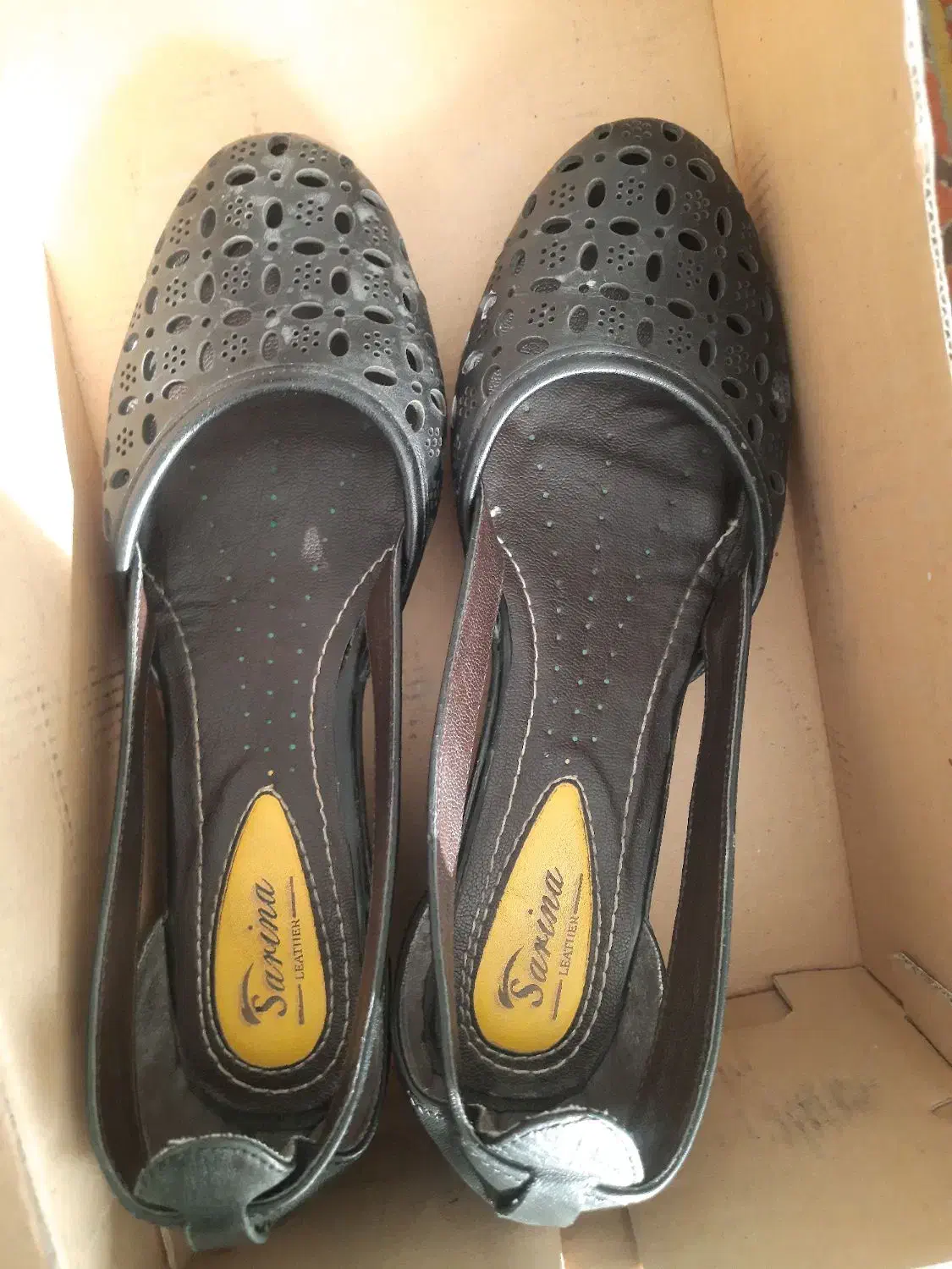 کفش چرم طبیعی سایز 40|کیف، کفش، کمربند|کرج, حصارک بالا|دیوار