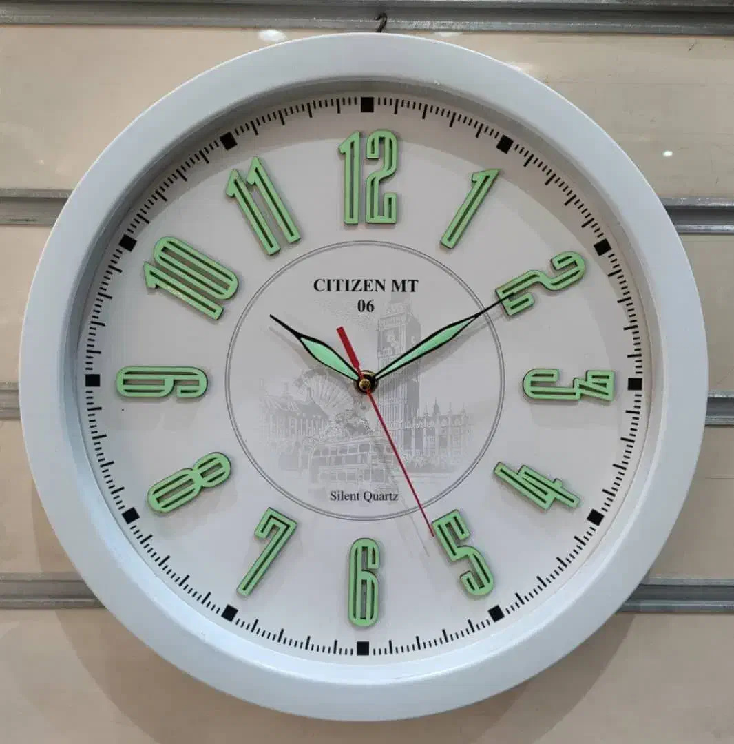 سیتیزن|ساعت دیواری و تزئینی|تهران, مینابی|دیوار