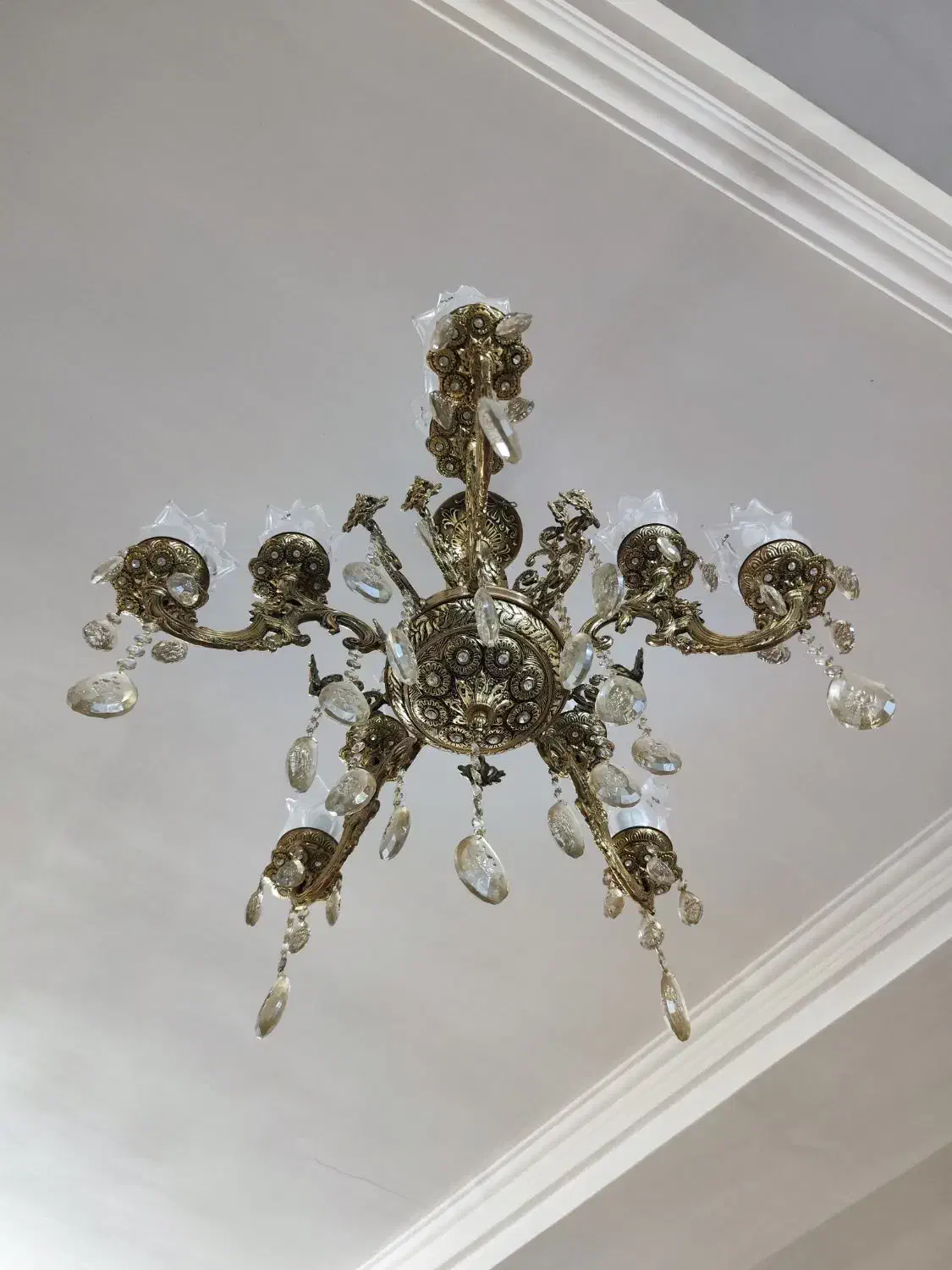 لوستر برنز|لوستر و چراغ آویز|بندرعباس, |دیوار