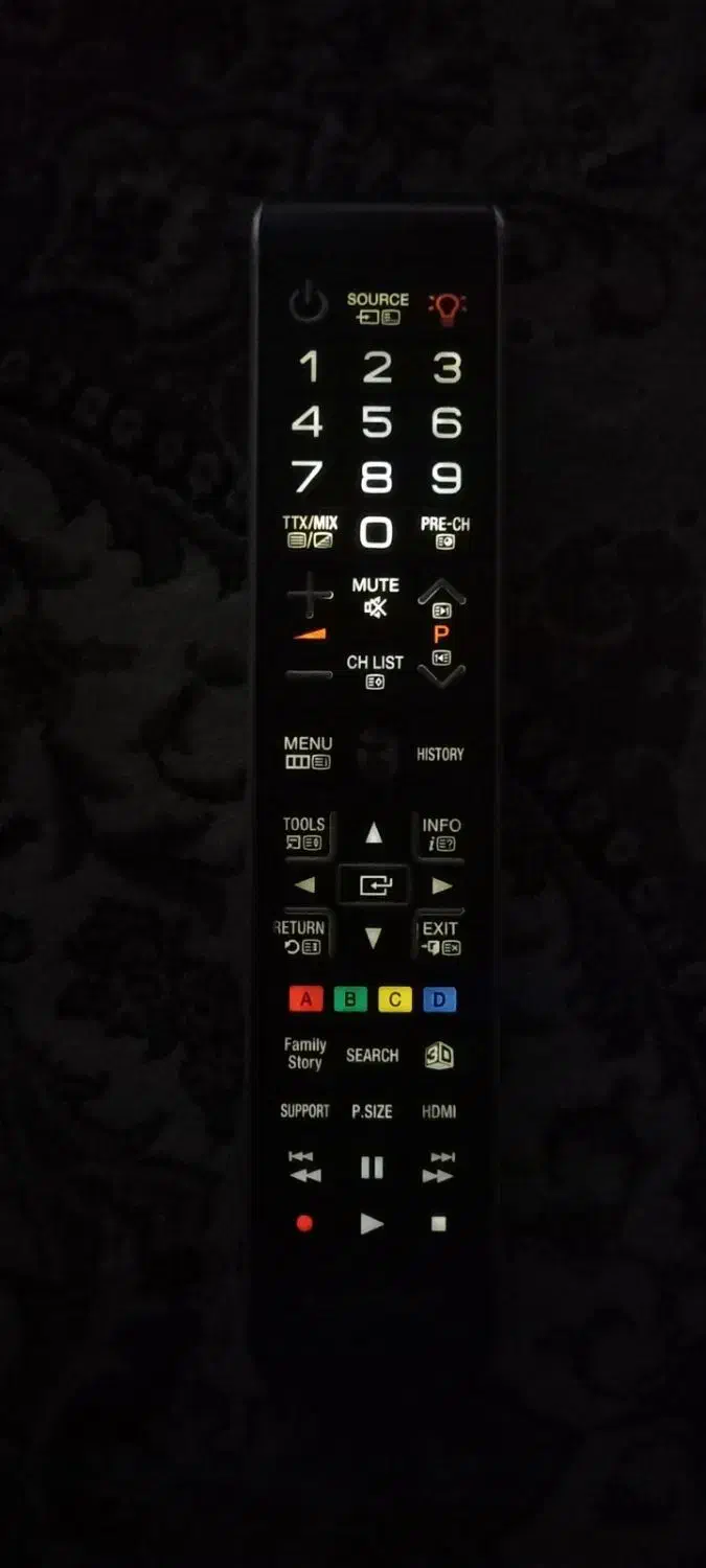 کنترل اصل سامسونگ|تلویزیون و پروژکتور|قدس, شهر‌قدس|دیوار