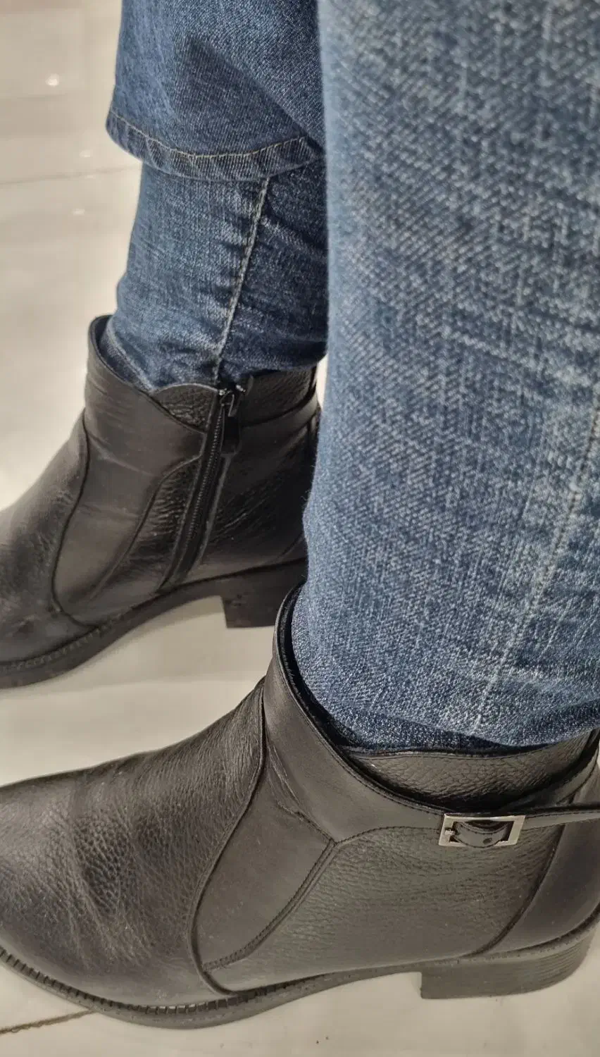 نیم بوت چرم طبیعی نو|کیف، کفش، کمربند|اهواز, کوروش|دیوار