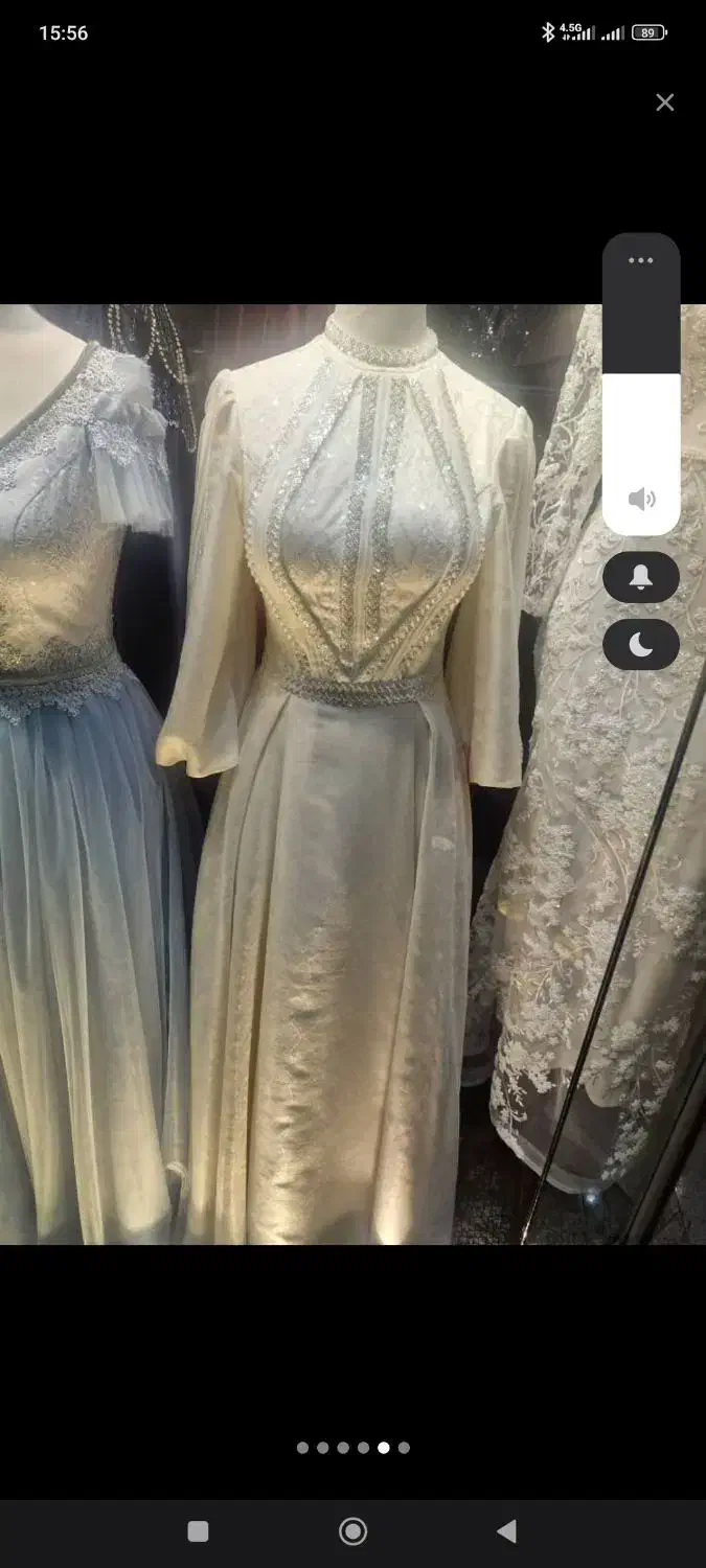 لباس مجلسی رنگ شیری|لباس|هشتگرد, شهرک ایران خودرو|دیوار