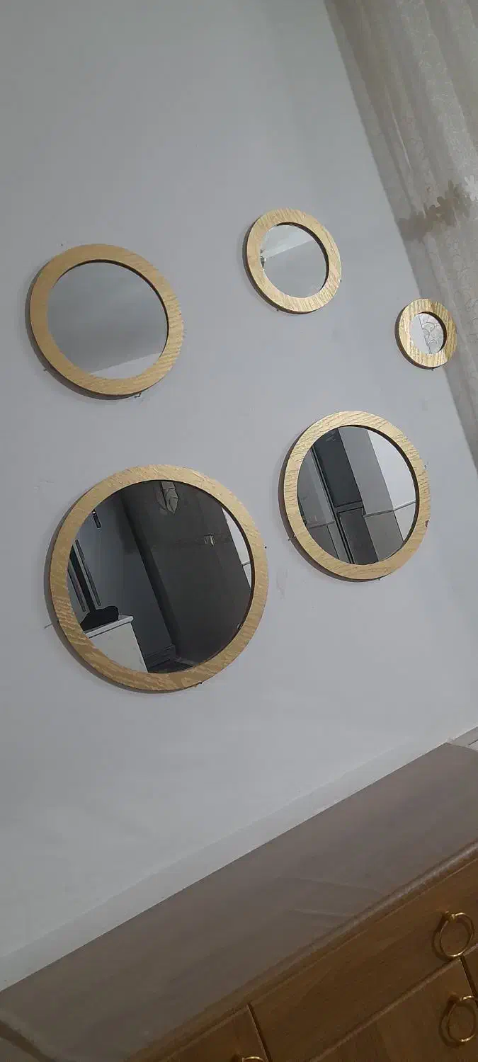 اینه پنج تیکه طلایی سالم ودیوار کوب|آینه|نیشابور, ده حلاج|دیوار