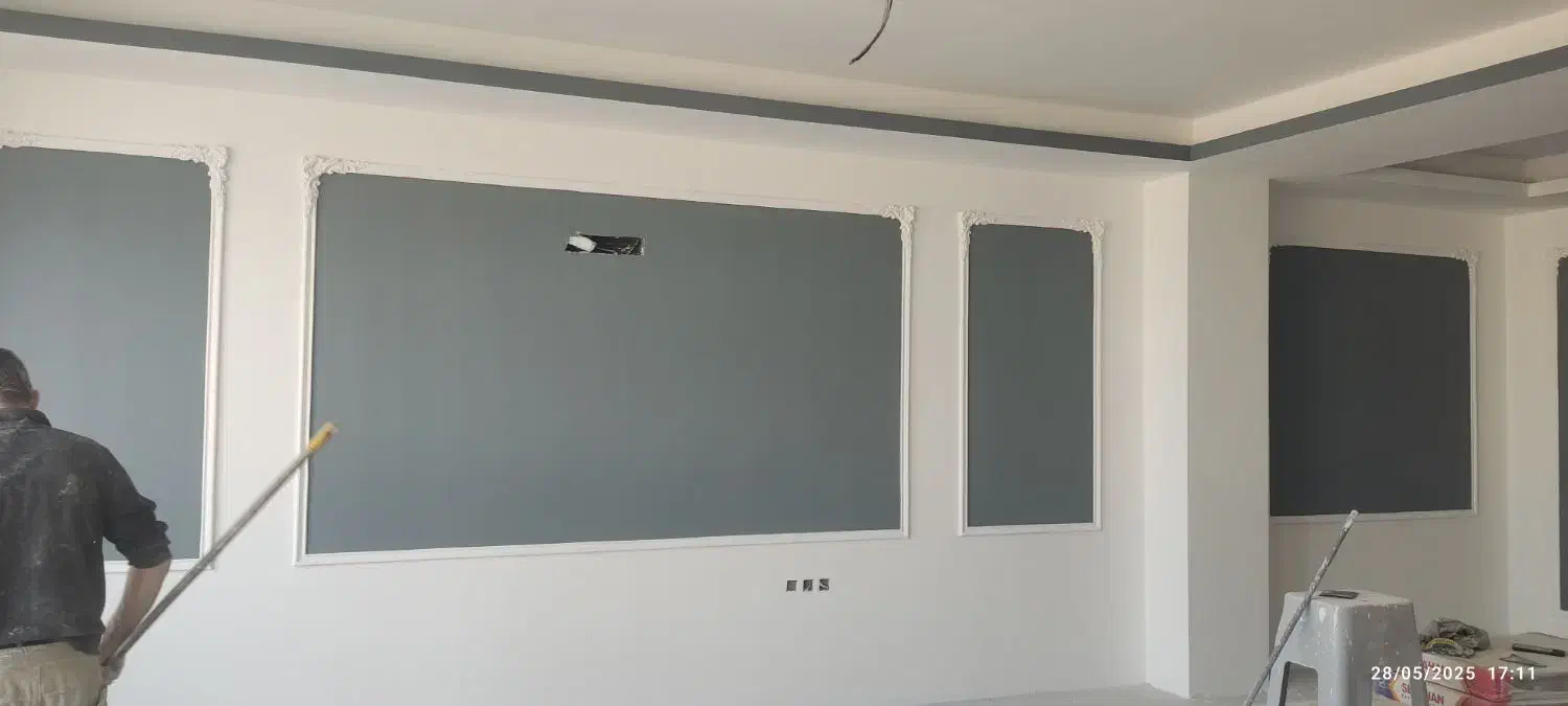 نقاشی ساختمان ورنگ آمیز ی کناف|خدمات پیشه و مهارت|چابهار, |دیوار