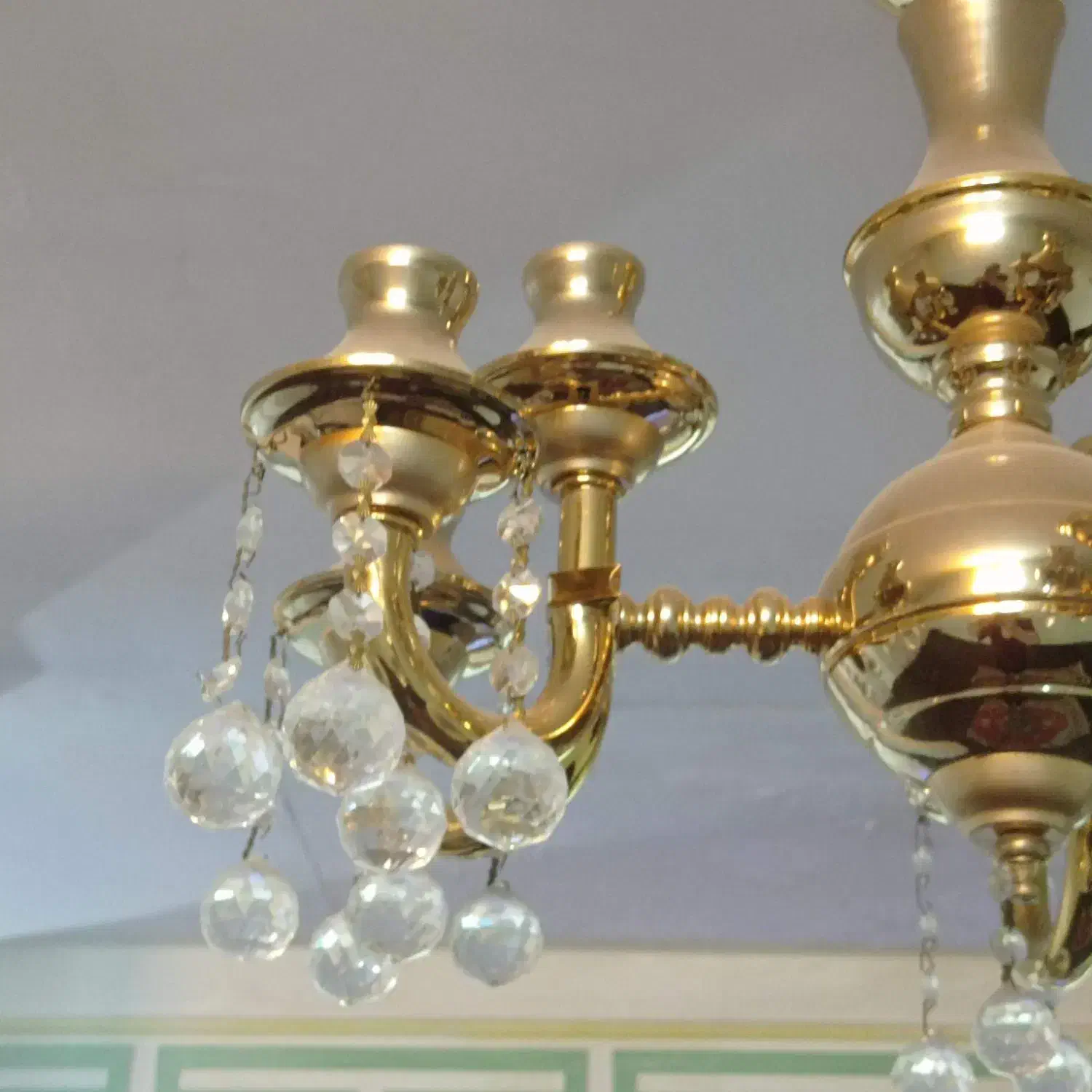 لوستر ۹ شعله|لوستر و چراغ آویز|همدان, |دیوار