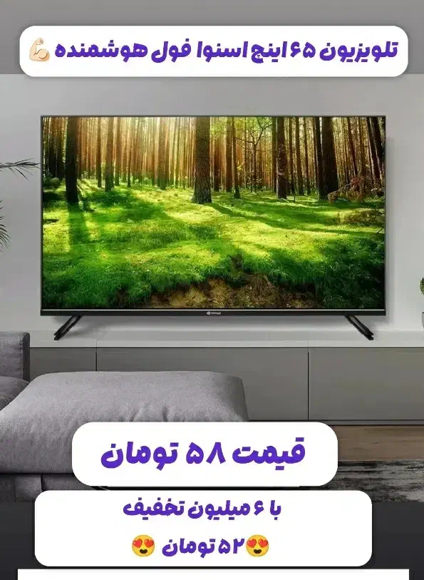 تلویزیون باماهی ۲ میلیون|تلویزیون و پروژکتور|اندیمشک, |دیوار