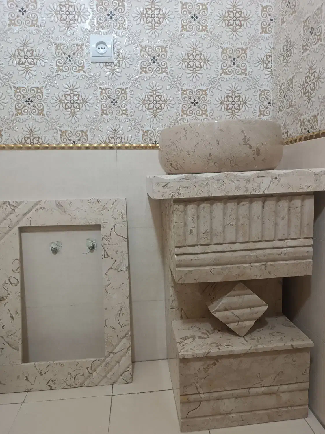 روشویی سنگی|لوازم سرویس بهداشتی|قرچک, شهرک طلائیه|دیوار