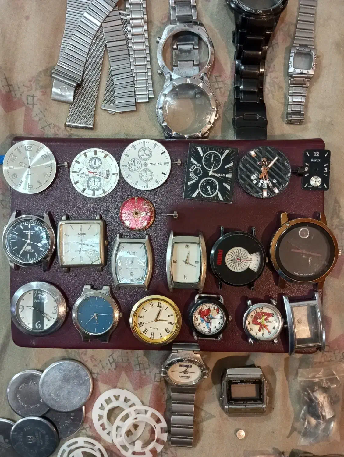 ساعت اوراقی|ساعت|چهارباغ, |دیوار