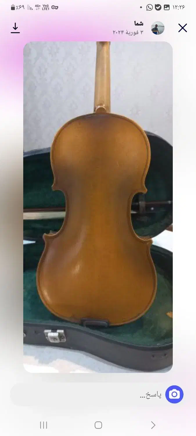 ویولون قدیمی انتیک|ویولن|اراک, |دیوار