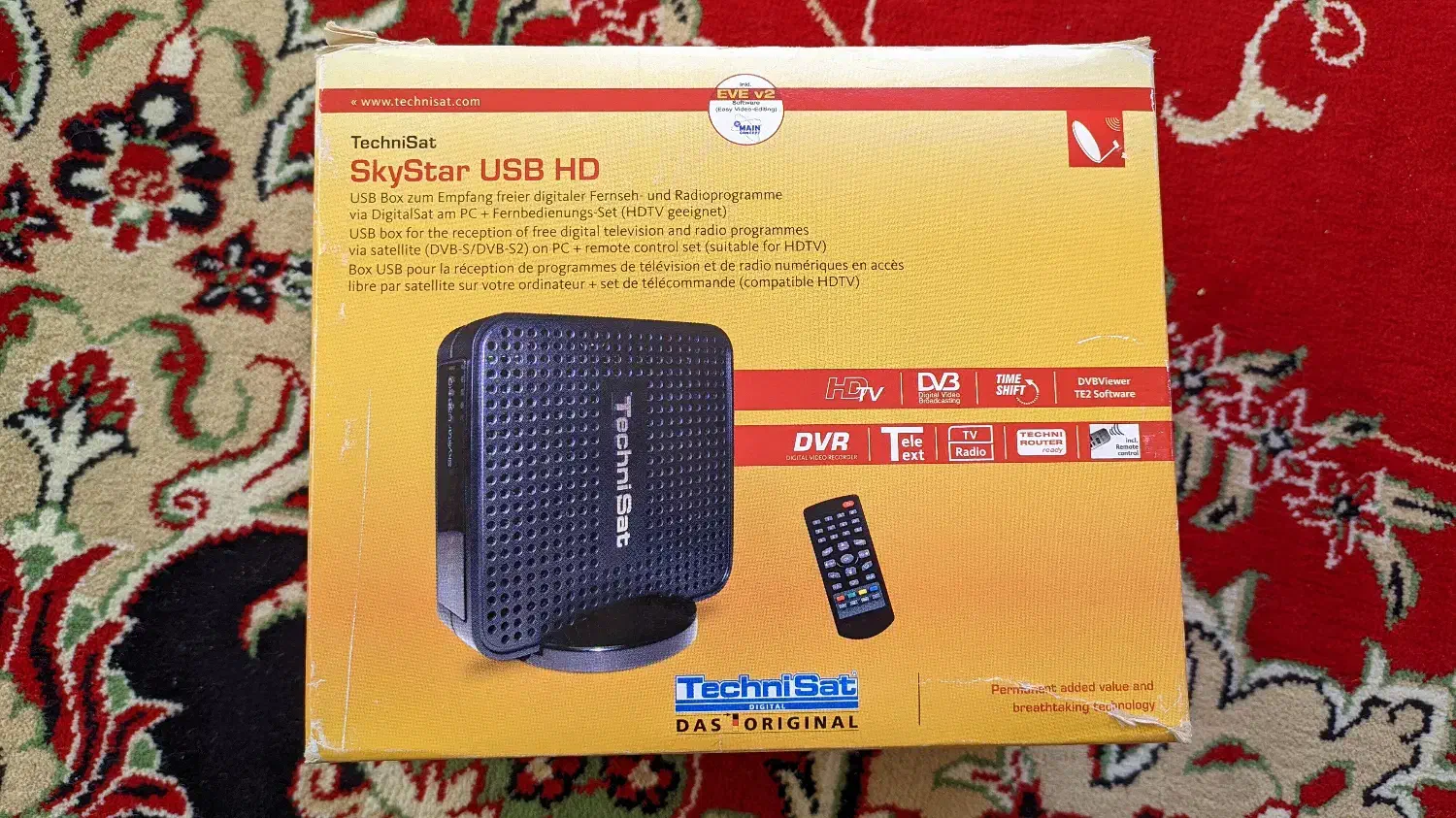 دی وی بی DVB اکسترنال SkyStar USB HD|قطعات و لوازم جانبی رایانه|پرند, فاز ۵|دیوار