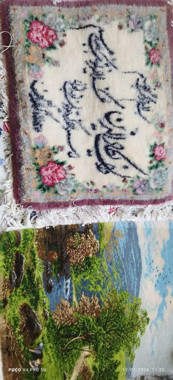 منظره و ونیکات|تابلو فرش|قرچک, شهرک گلها|دیوار