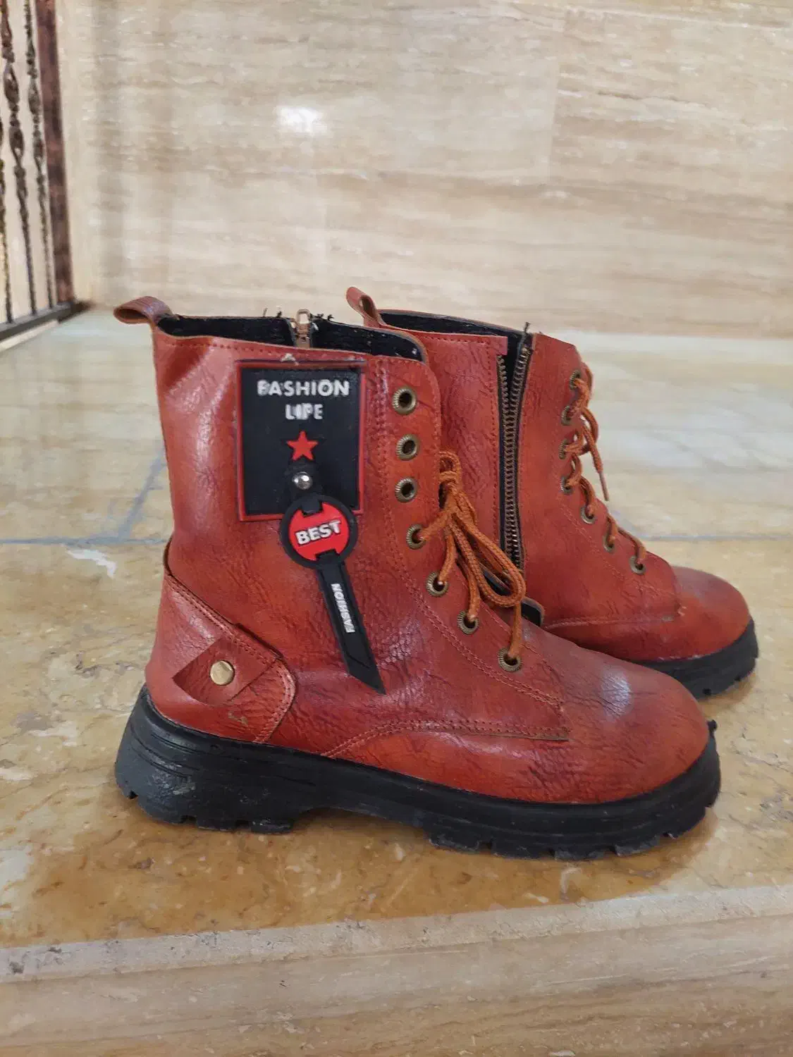 چکمه دخترانه سایز ۳۵|کیف، کفش، کمربند|سمنان, |دیوار