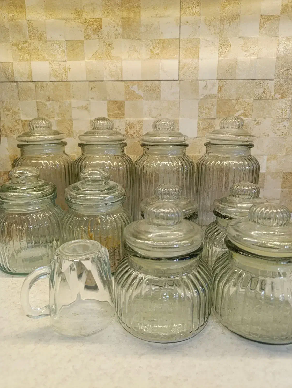 پاسماوری جا ادویه بلور|ظروف سرو و پذیرایی|مشهد, کارمندان دوم|دیوار