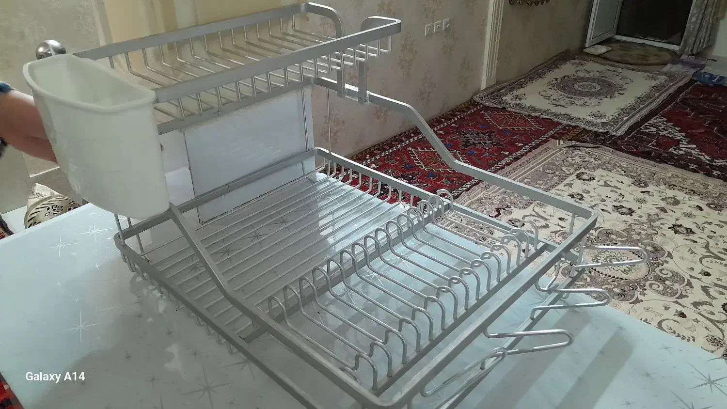 آبچکان آلومینیومی|آب‌چکان و نظم‌دهنده ظروف|تبریز, |دیوار