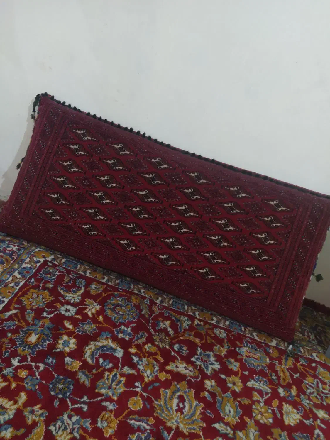 چهار عدد پشتی دستبافت ترکمن|پشتی|مشهد, عامل|دیوار