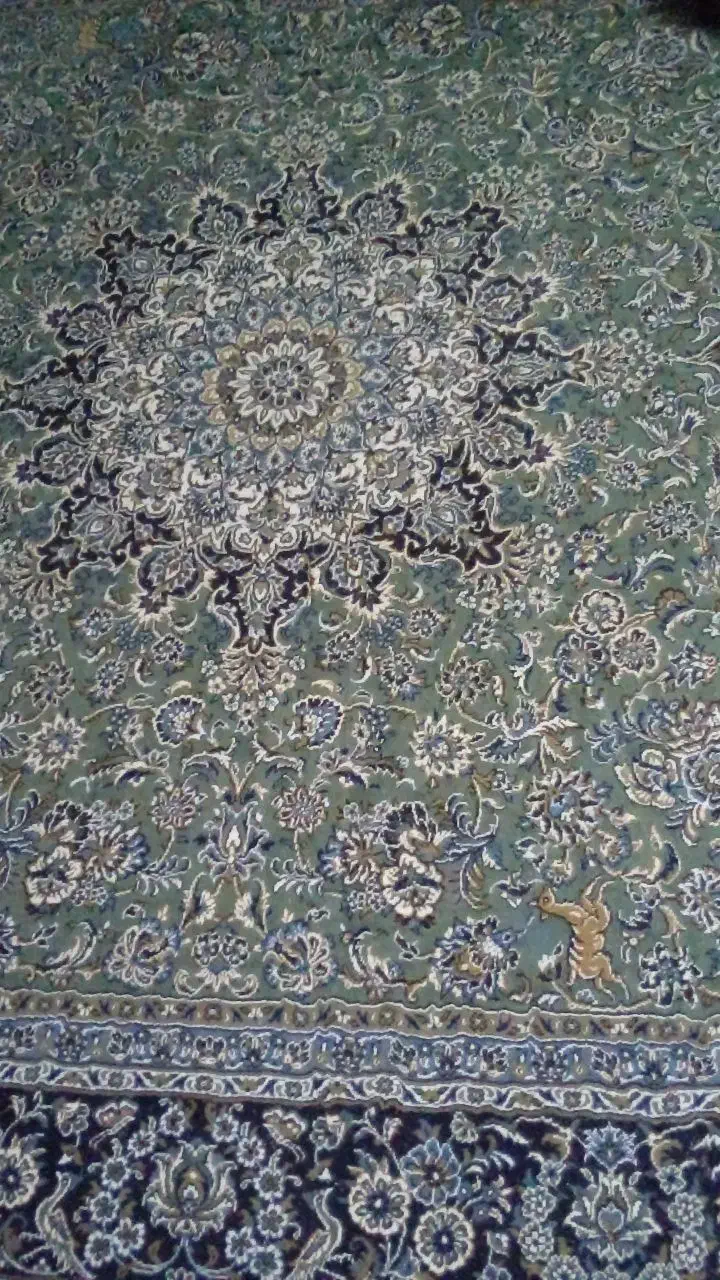 فرش ۱۲ متری|فرش|ابریشم, |دیوار