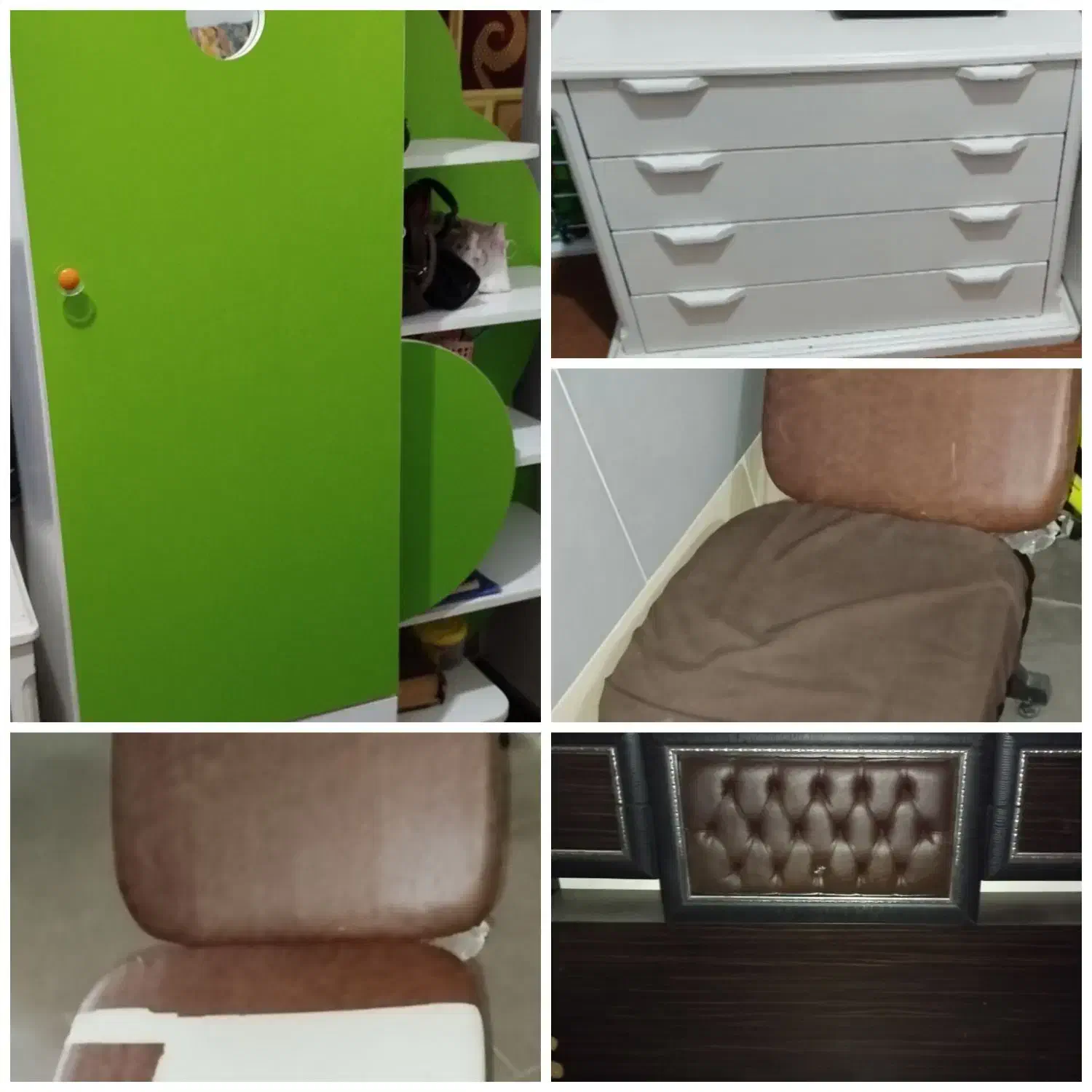 فروش تخت دونفره .کمد.دراور.صندلی اصلاح|مبلمان خانگی و میز عسلی|محلات, |دیوار