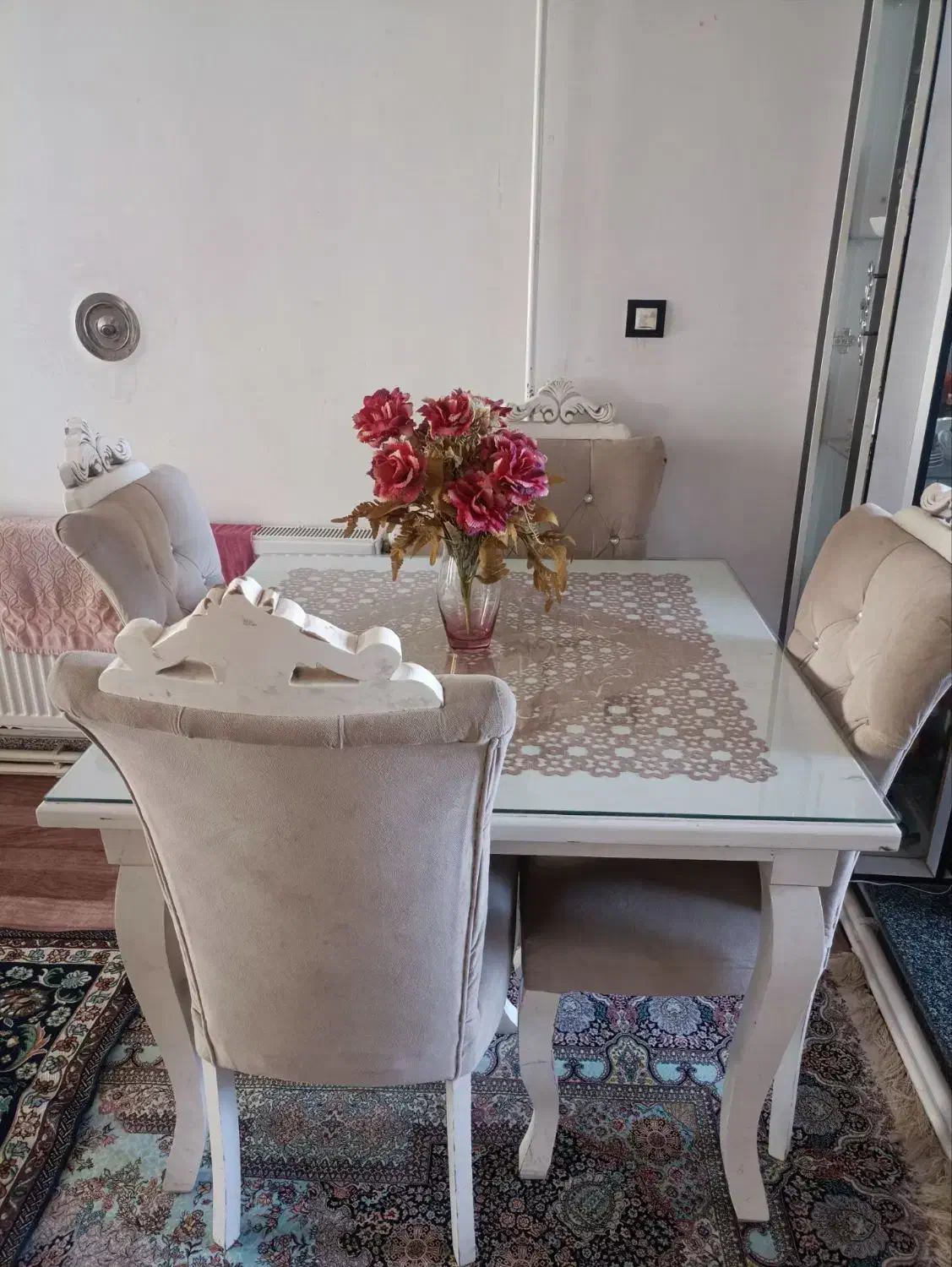 میز غذا خوری|میز و صندلی غذاخوری|نقده, |دیوار