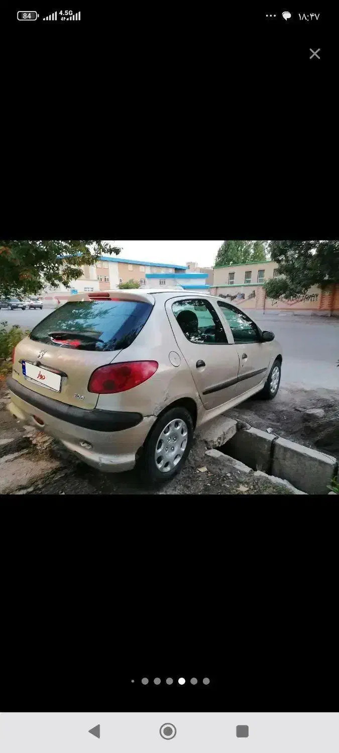 پژو 206 تیپ ۲، مدل ۱۳۸۴|خودرو سواری و وانت|اردبیل, |دیوار