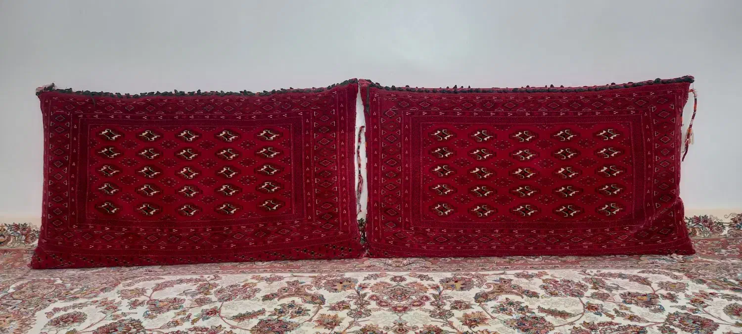 پشتی دستباف ترکمنی سایز بزرگ‌|پشتی|مشهد, کوثر|دیوار