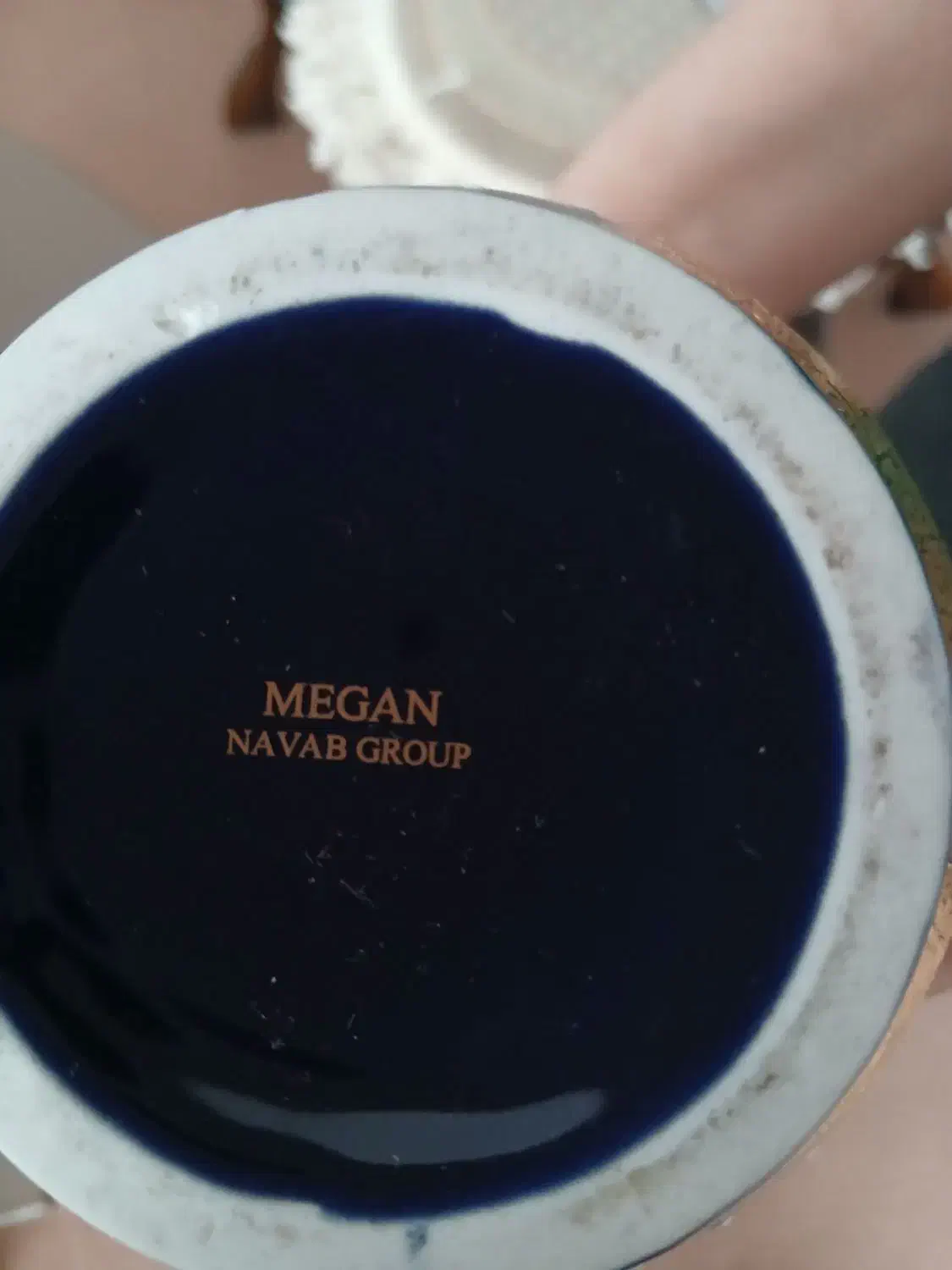 کشکول لیلی مجنون سرمه ای|کلکسیون اشیاء عتیقه|قم, میرزائیه|دیوار