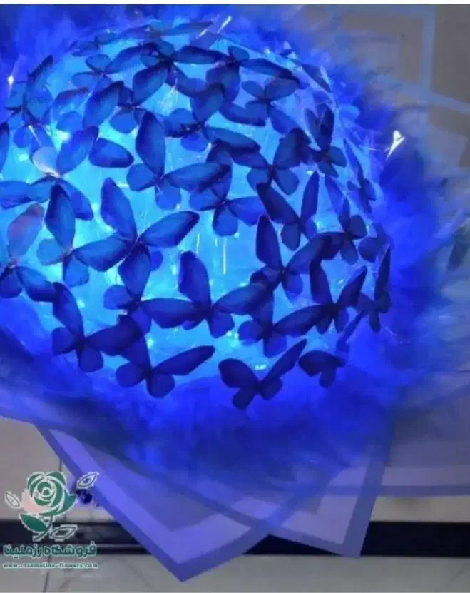 دسته گل پروانه ای|گل مصنوعی|الیگودرز, |دیوار