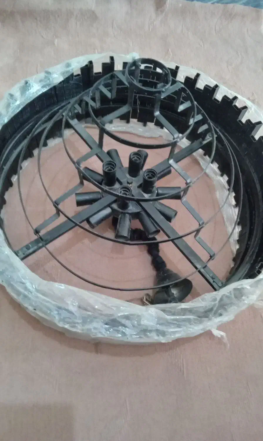 لوستر فلزی|لوستر و چراغ آویز|پاکدشت, پاکدشت (مامازند)|دیوار