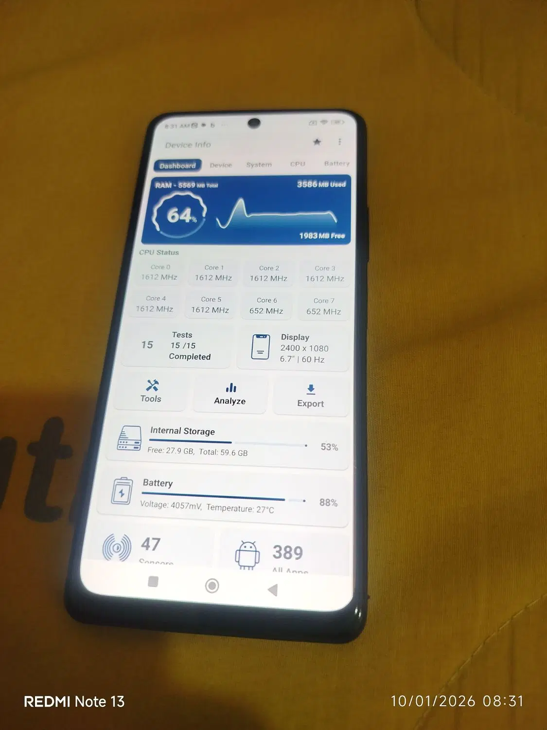 Redmi Note 10 pro|موبایل|مشهد, حجاب (شهرک غرب)|دیوار