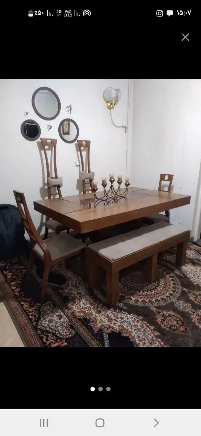 مبل ومیزغذاخوری|مبلمان خانگی و میز عسلی|محمدشهر, محمدشهر|دیوار