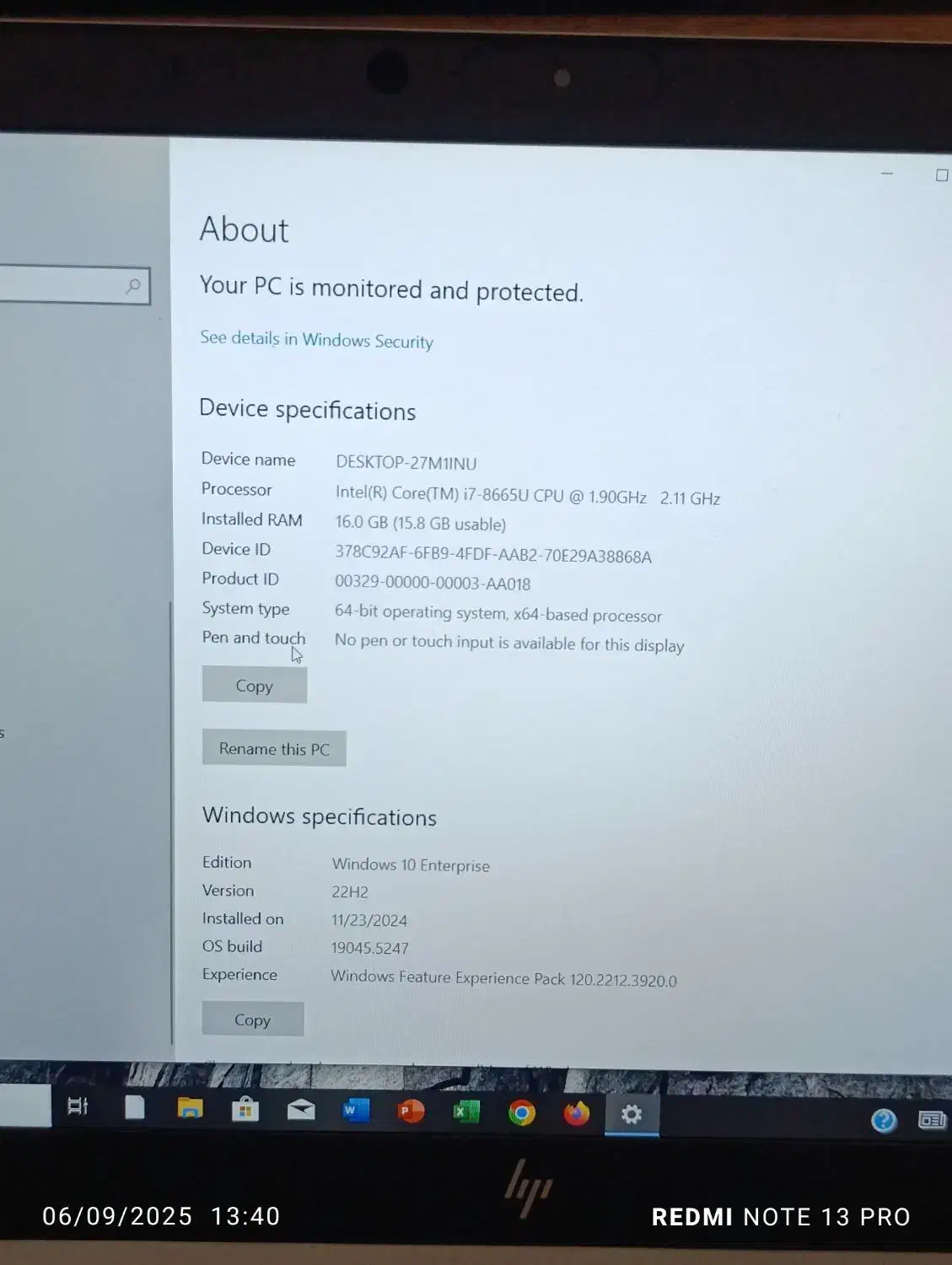 لپ‌تاپ hp zbook core i7vpro 8th|رایانه همراه|ایلام, |دیوار