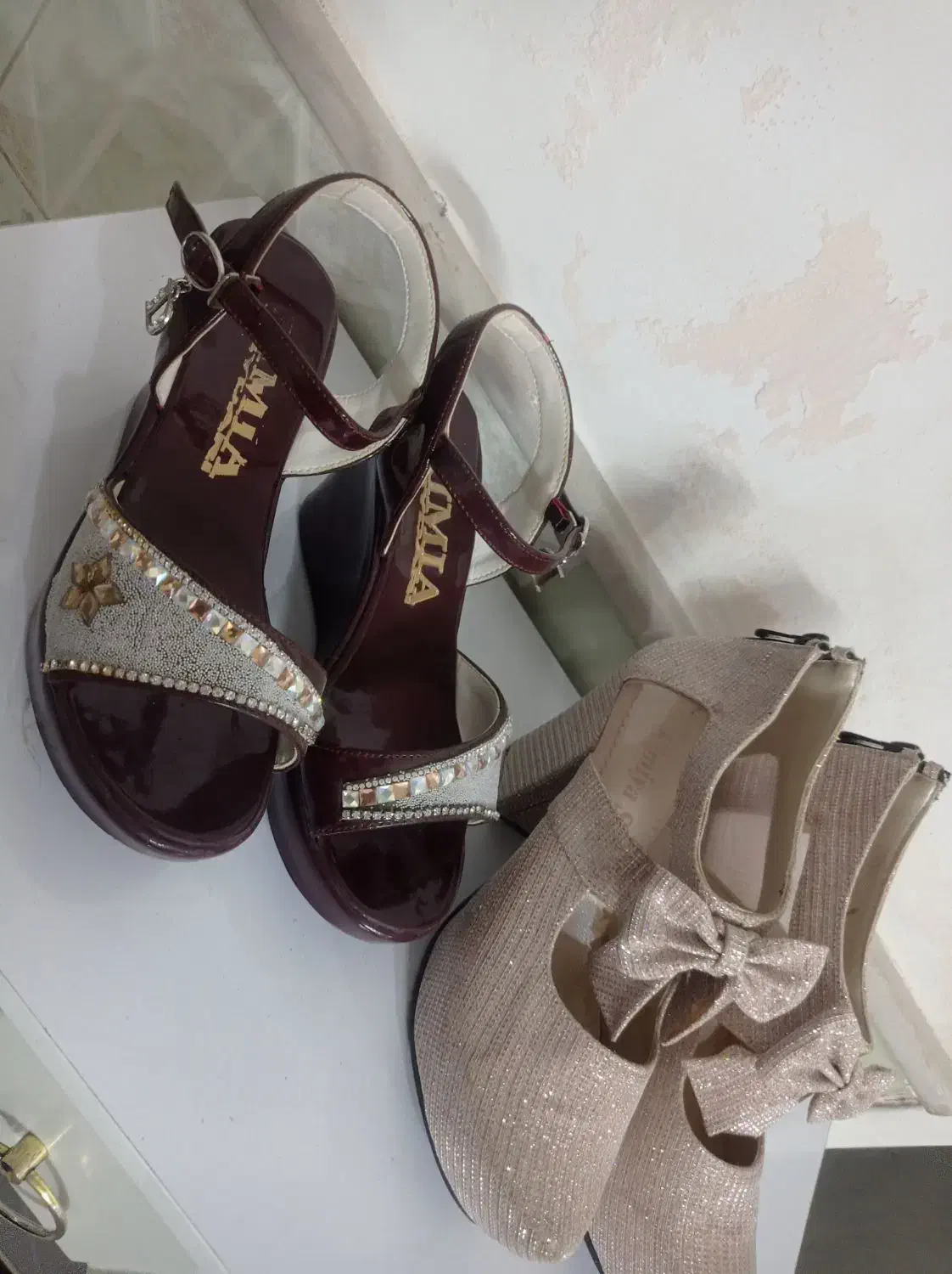 کفش مجلسی سایز ۳۸|کیف، کفش، کمربند|نیشابور, سرآب کوشک|دیوار