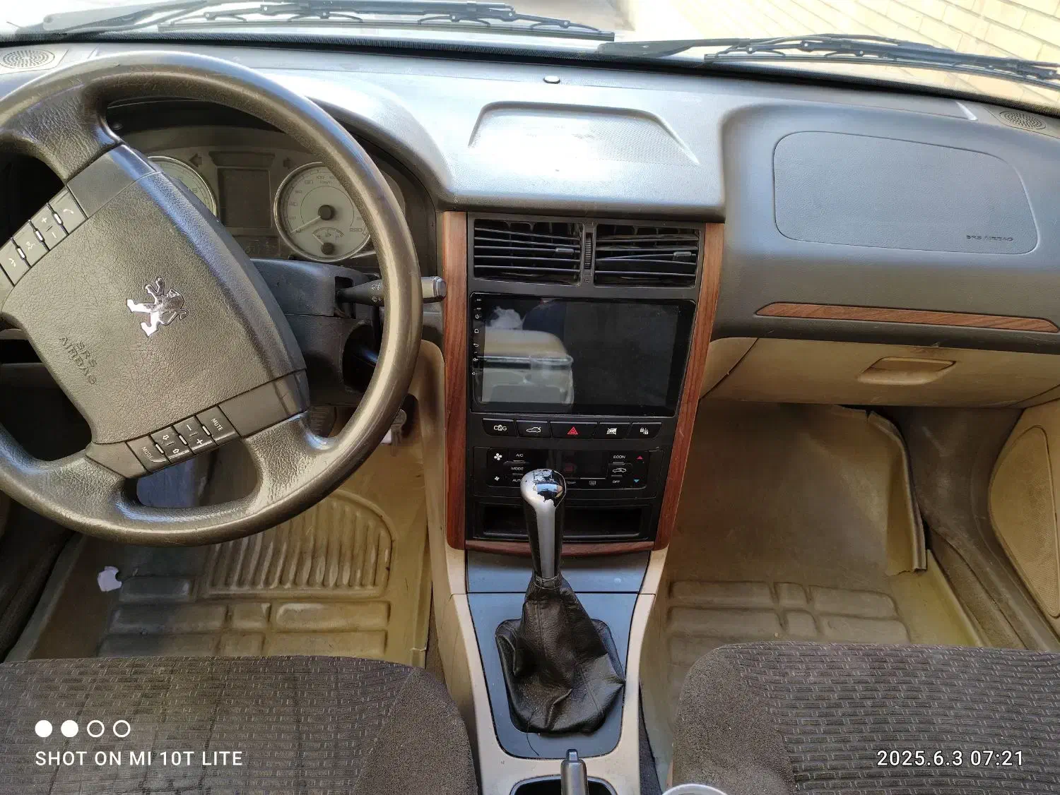 پژو پارس ۹۳ سال داشبورد جدید سوناتایی|خودرو سواری و وانت|کاشان, سال آباد|دیوار