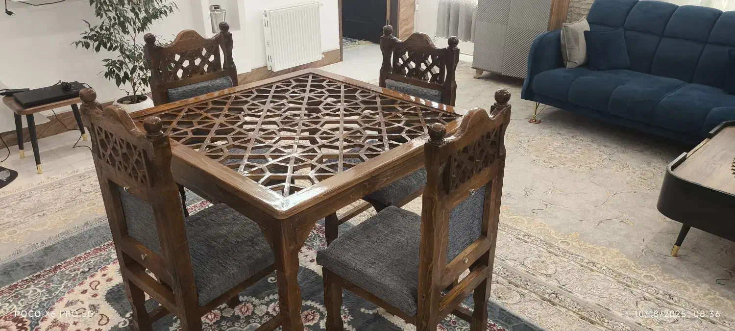 میز غذاخوری گره چینی|میز و صندلی غذاخوری|فسا, |دیوار