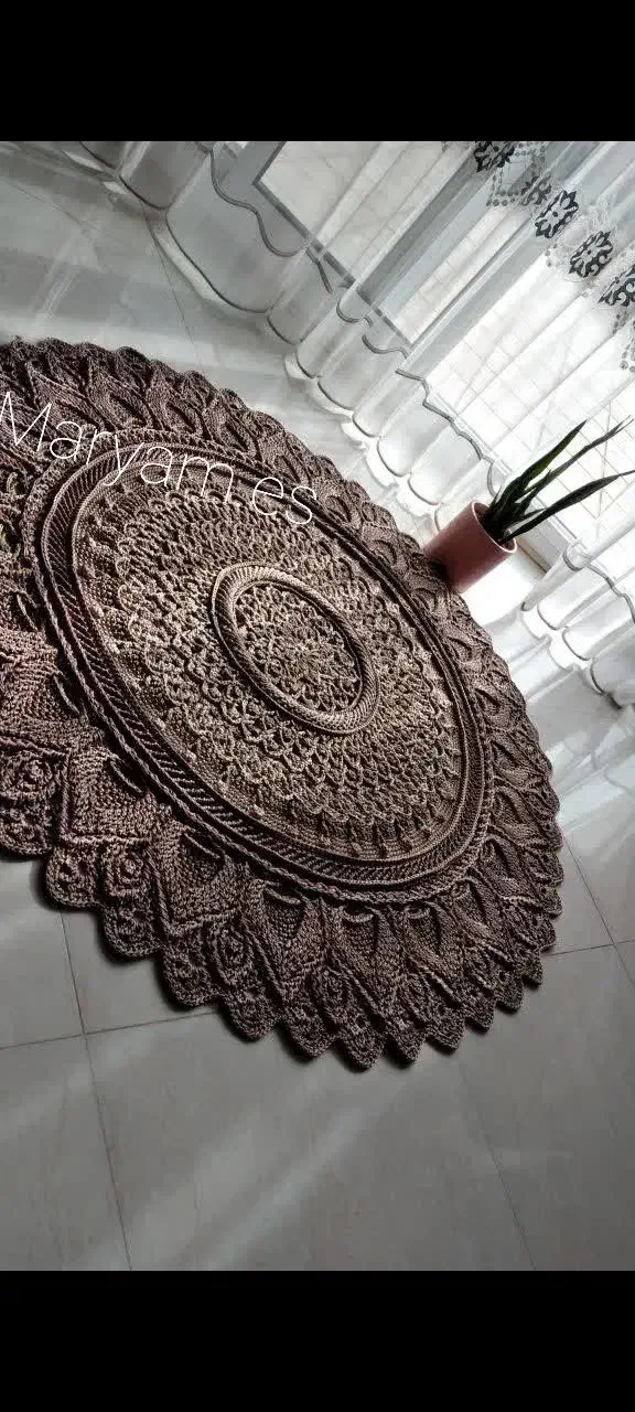 فرشینه شکوه خلقت(پادری) دستباف|فرش|اصفهان, صائب|دیوار