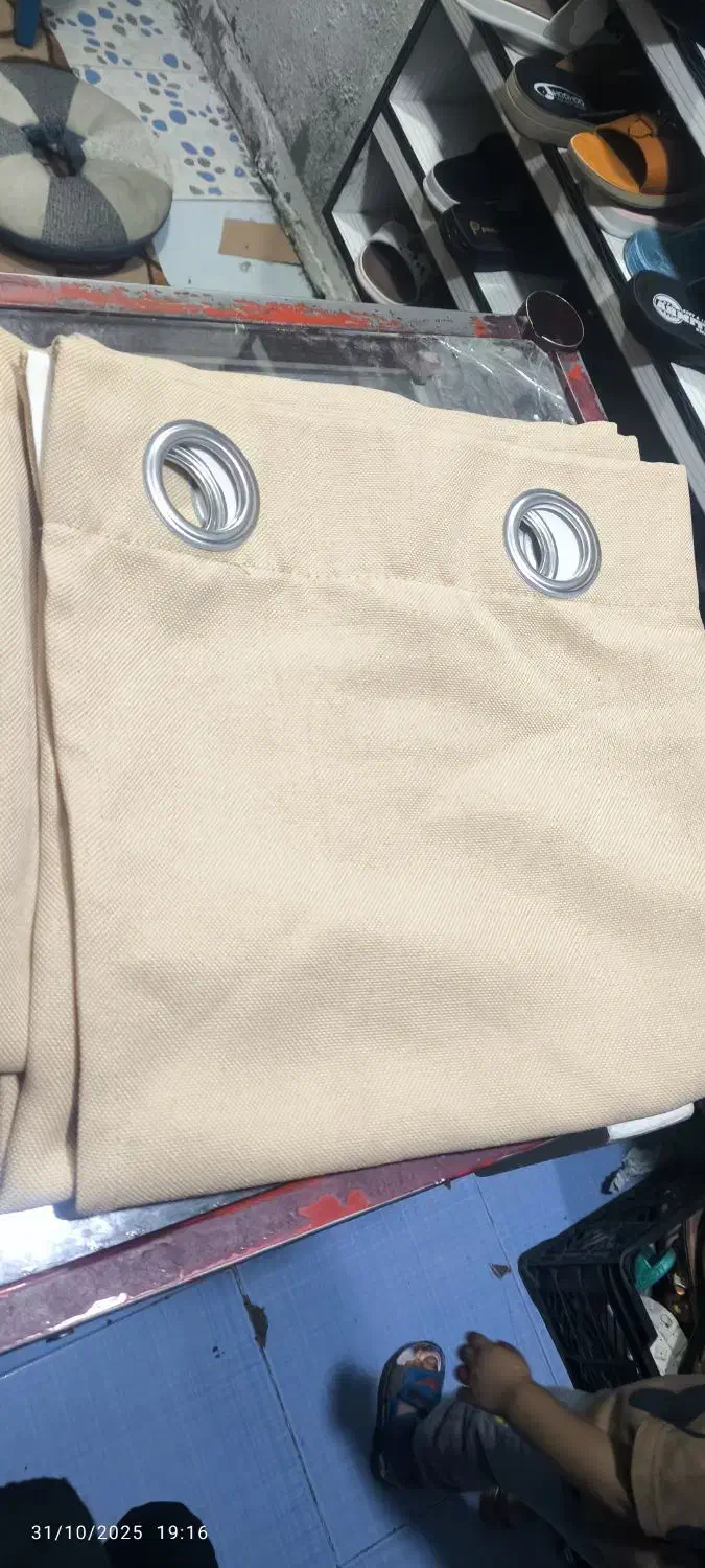 پرده پانچ اتاق خواب|پرده، رانر، رومیزی|امیدیه, |دیوار