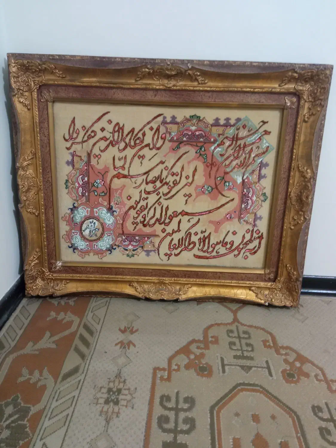 تابلو فرش دست بافت ون یکاد|تابلو فرش|کرج, باغستان|دیوار