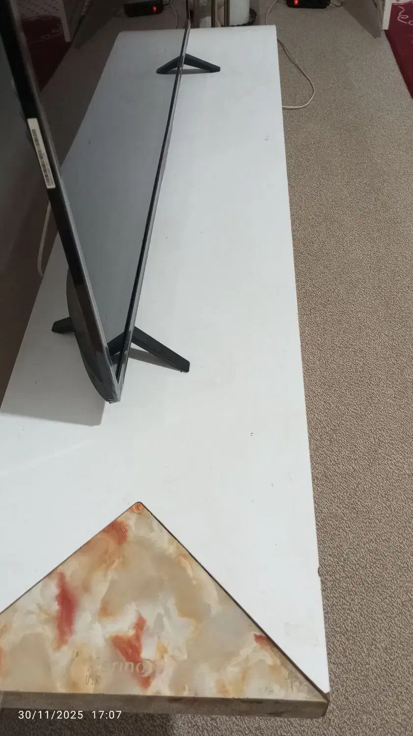 میزتلویزیون سفید رنگ|میز تلویزیون|مسجد سلیمان, |دیوار