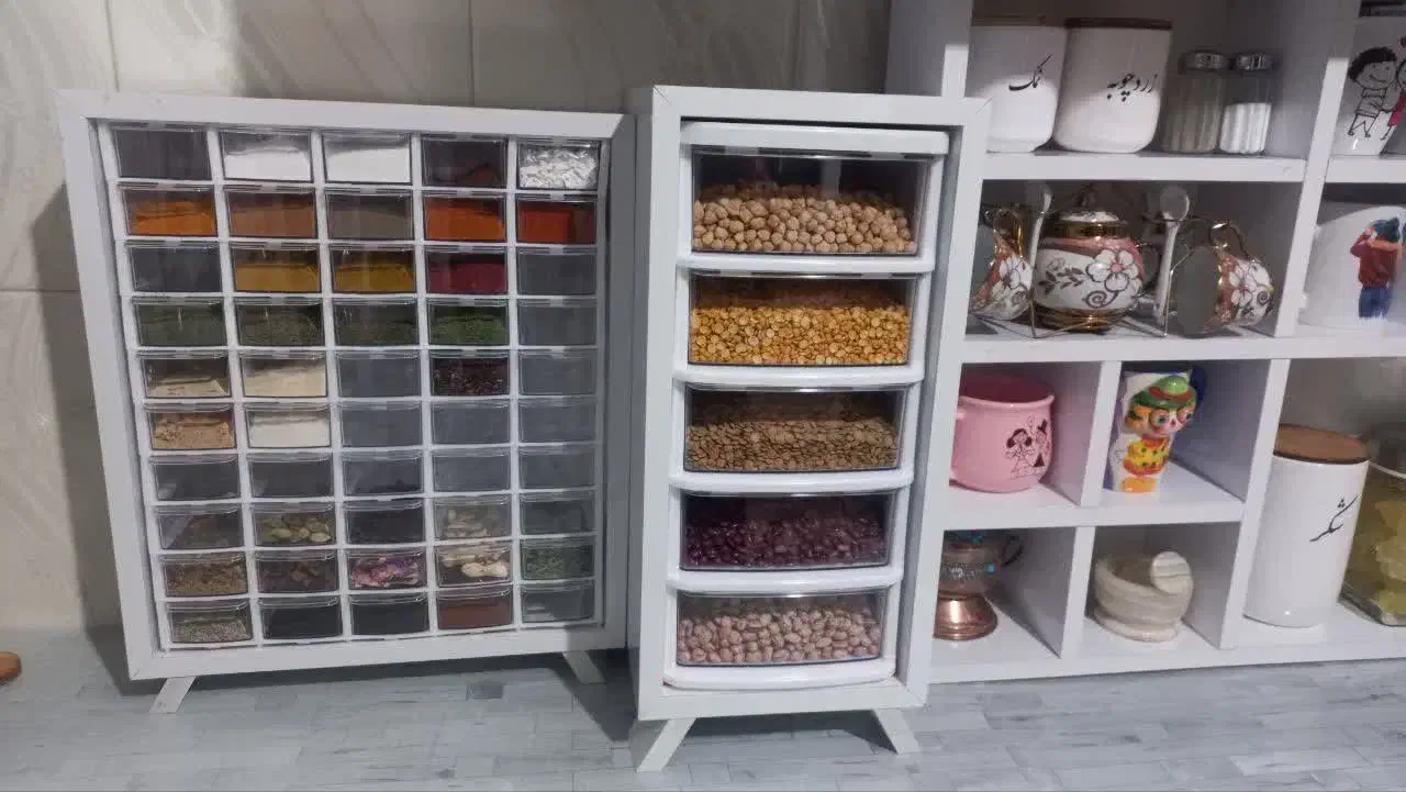 جاادویه و جا حبوبات و دمنوش|ظروف نگهدارنده، پلاستیکی، یکبارمصرف|مشهد, رسالت|دیوار