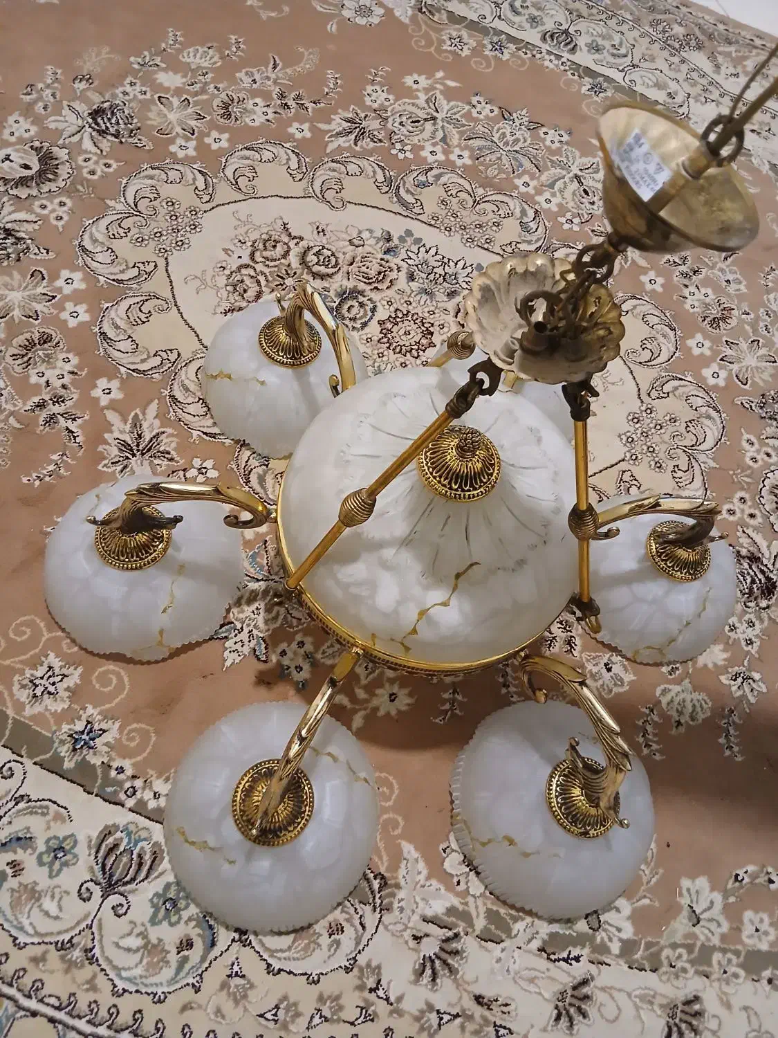 لوستر برنز|لوستر و چراغ آویز|تهران, یافت‌آباد|دیوار