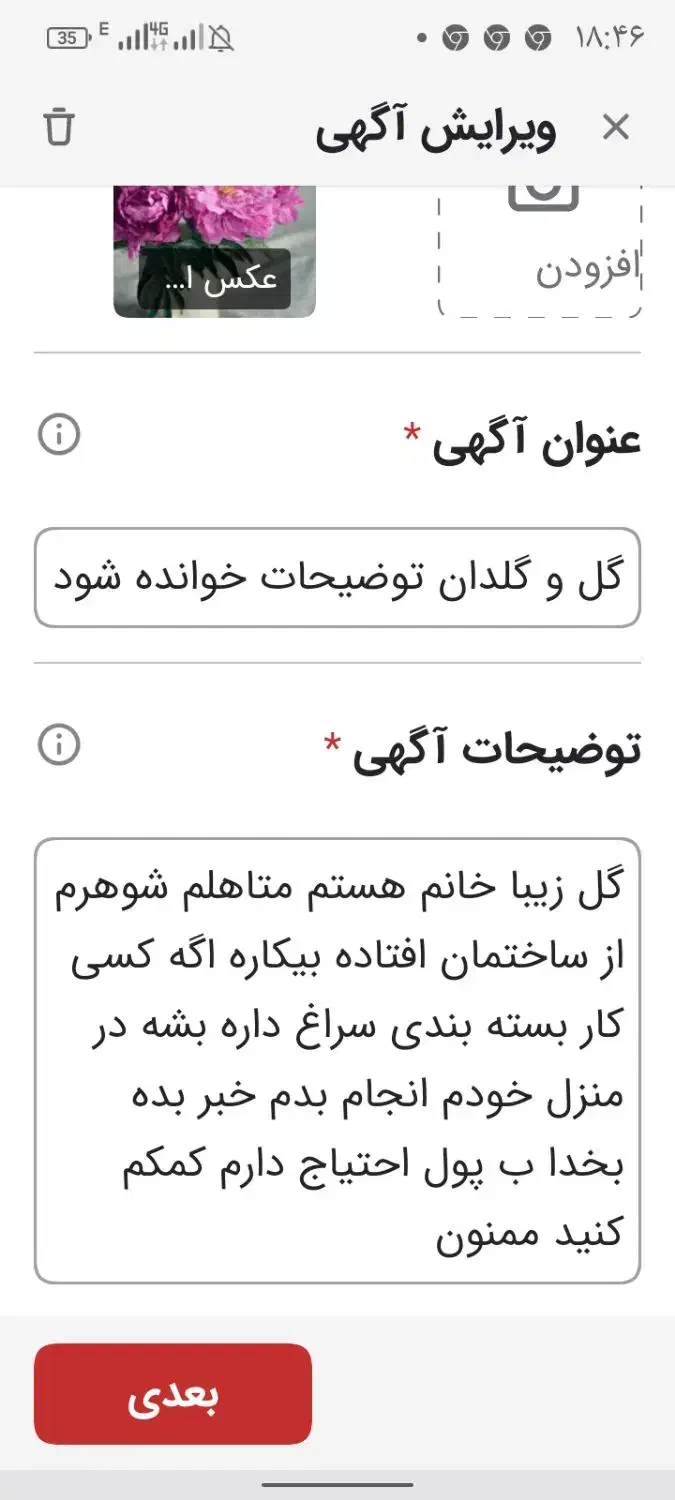 گل زیبا متن عکس خوانده شود|گل و گیاه طبیعی|خان ببین, |دیوار