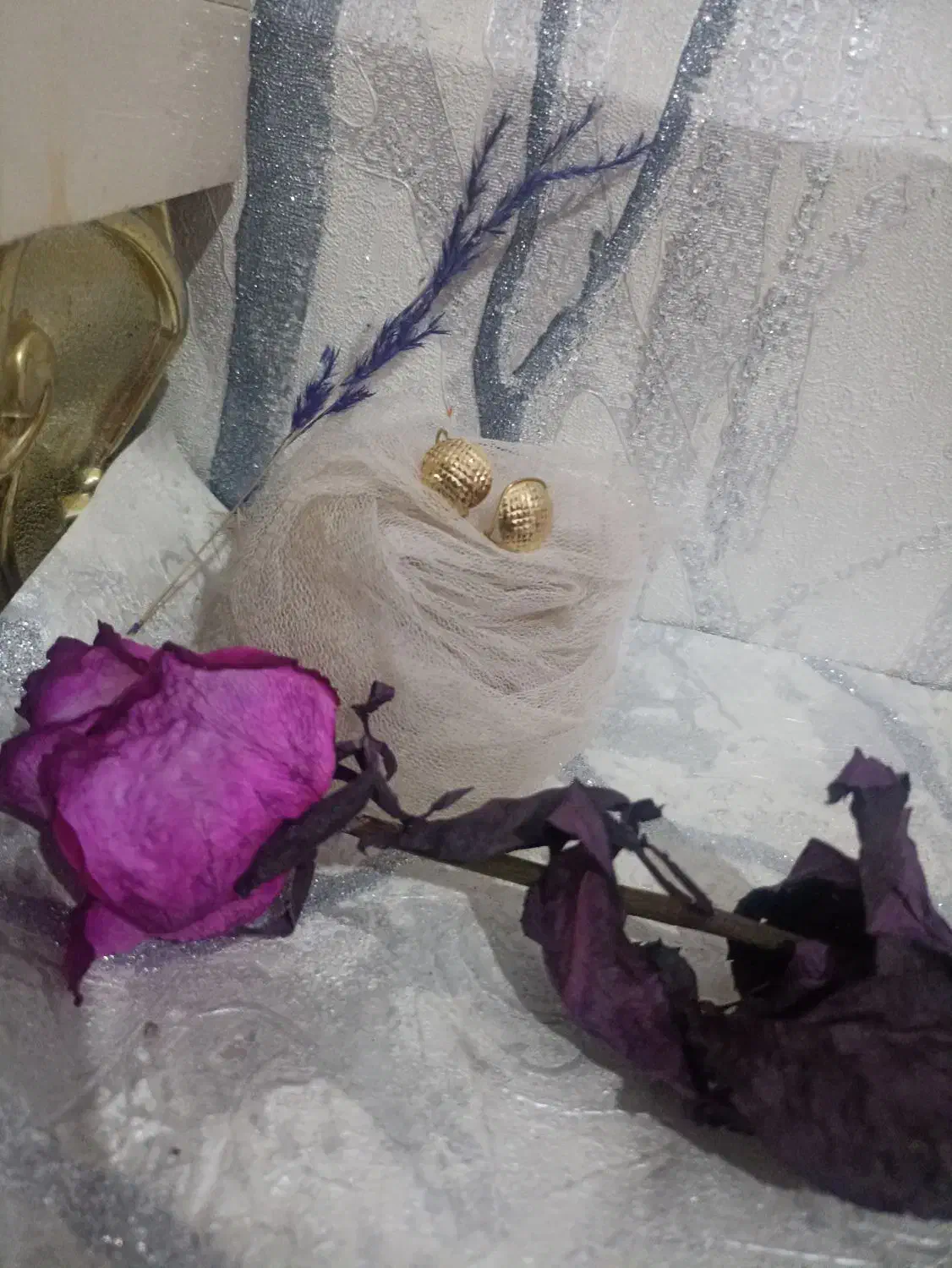 گوشواره صدفی بدون اجرت|جواهرات|خرم‌آباد, |دیوار