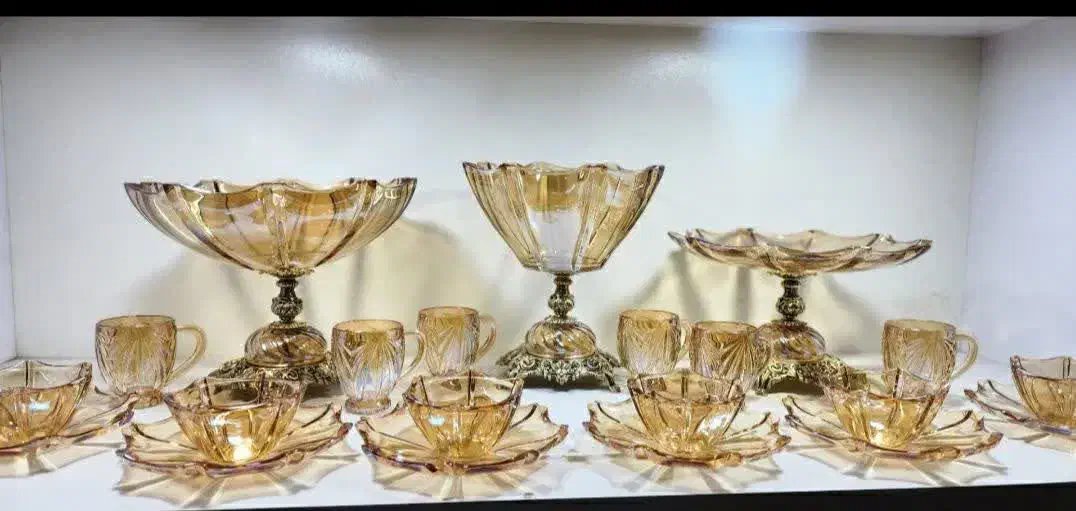 سرویس پذیرایی بلور ۲۱ پارچه|ظروف سرو و پذیرایی|مشهد, سلام|دیوار