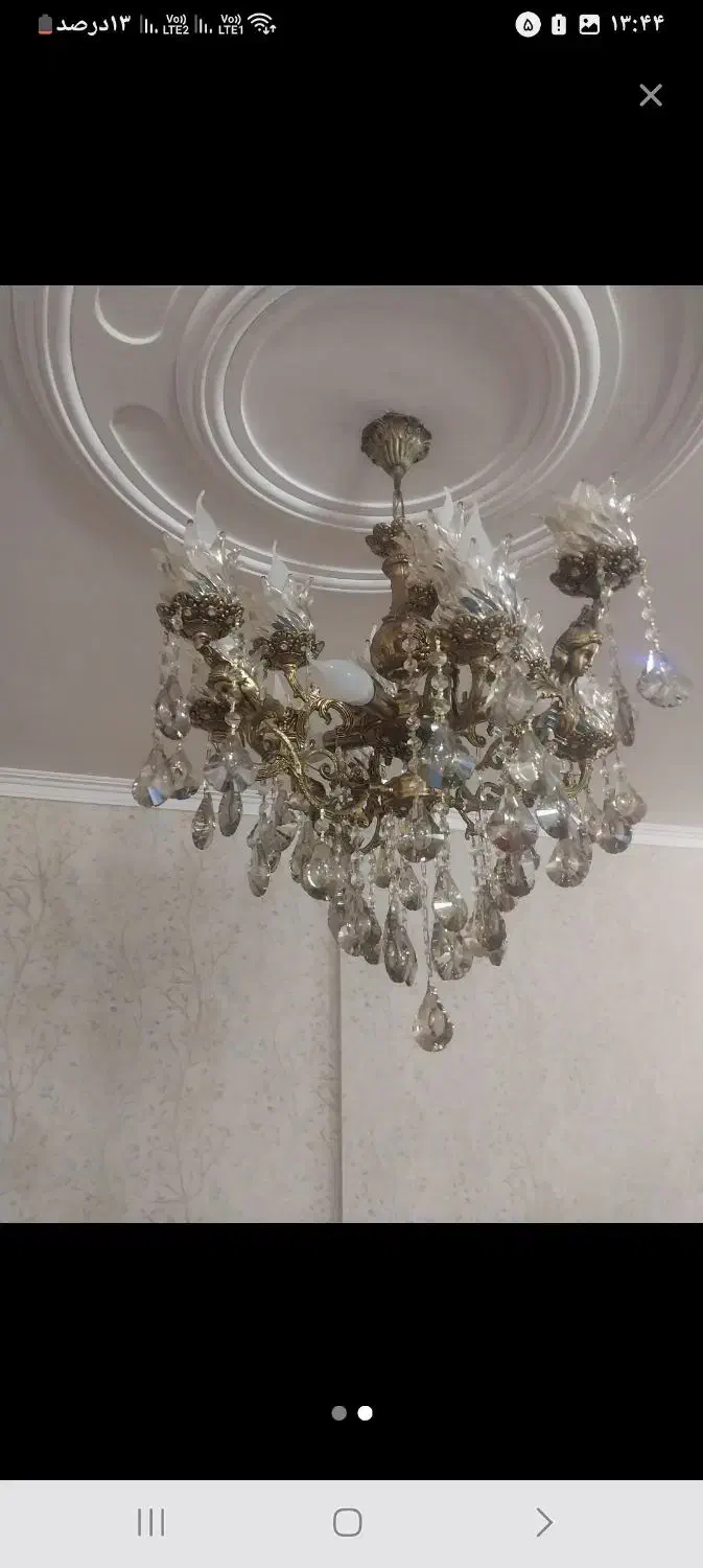 لوستر برنز|لوستر و چراغ آویز|همدان, |دیوار